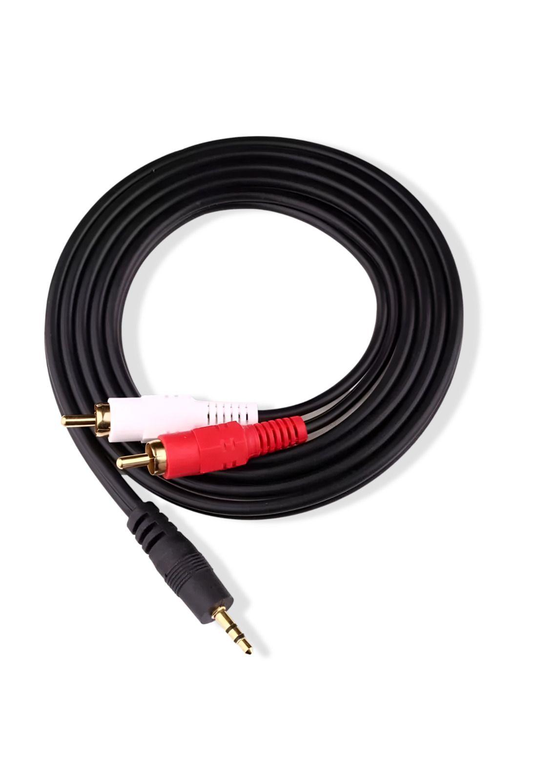 Cable De Audio (2X1) Jack 3.5mm a RCA 3 MT Ulink Deluxe Line-3