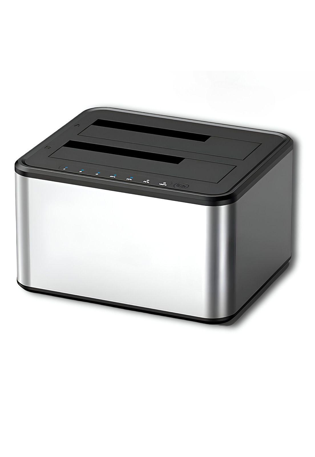 Lector de Discos SATA USB 3.0 Dock Station Dual 5 GBPS K250D-2