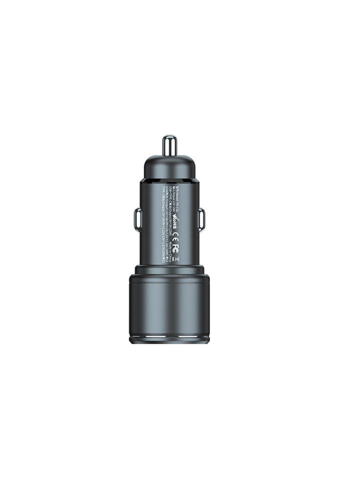 Cargador de Auto 12V 42W Max USB-C+ USB Power Delivery Q.C-7