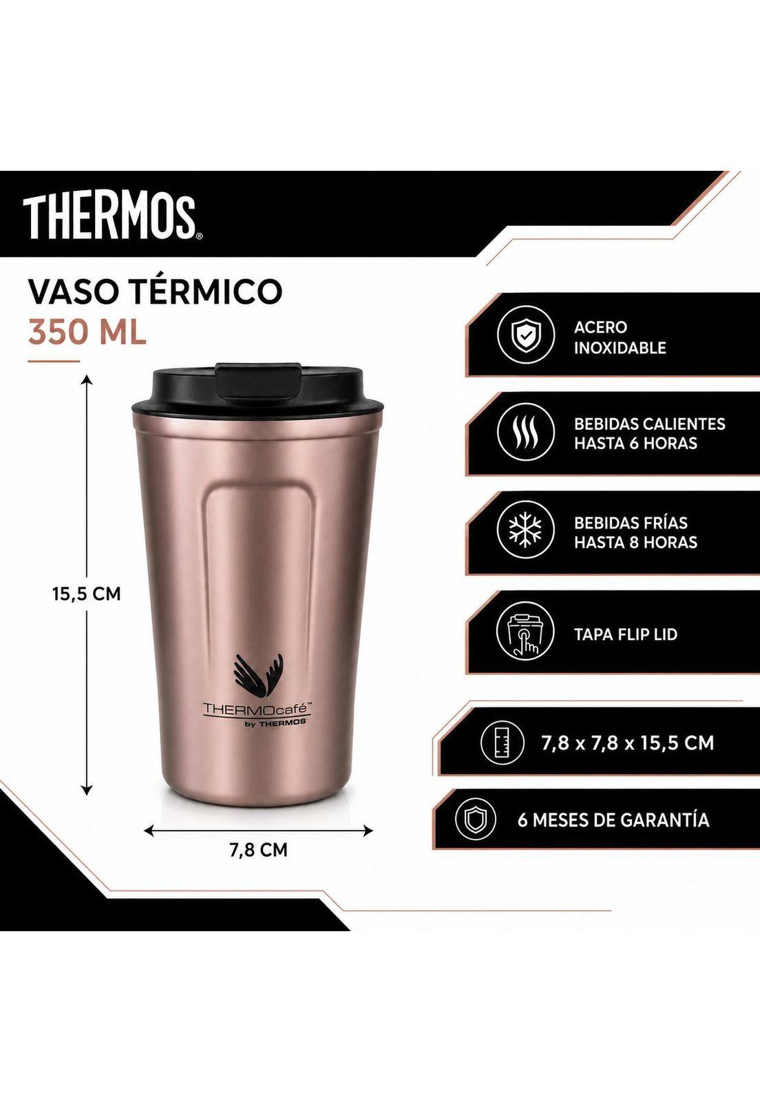 Vaso Termico MUG Thermos Rose Gold  Acero Inoxidable 350ML-8