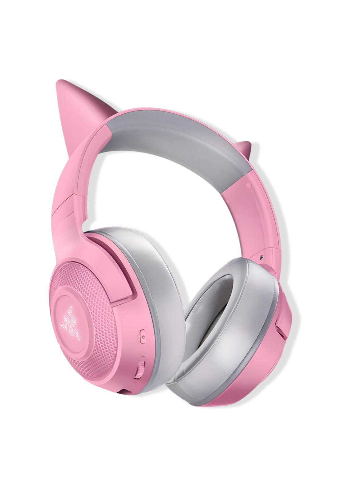 Audifonos Razer Rosado Kraken Bluetooth Kitty Gamer Edition-4