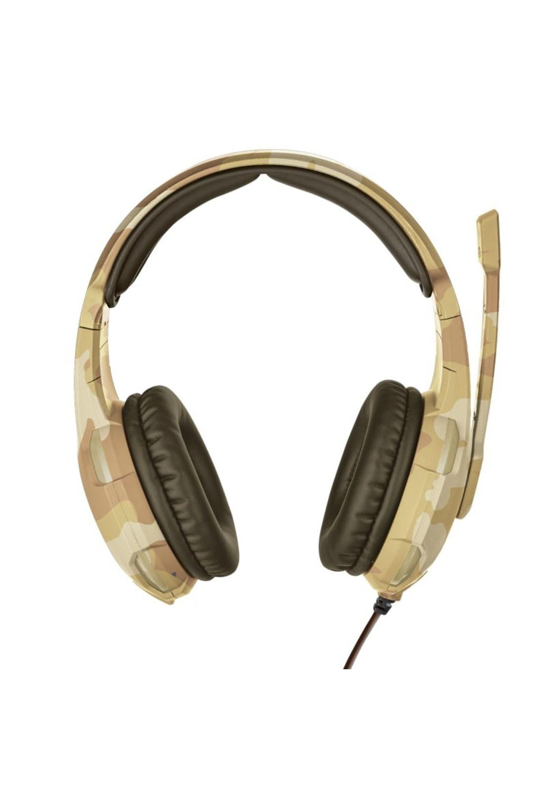 Audifono Gamer Trust Radius Gxt 310D Desert Multiplataformas 22208-1