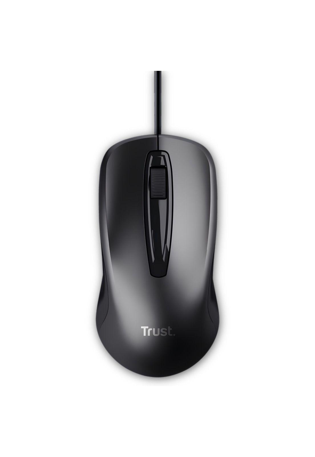 Mouse Trust Carve Ambidiestro Enterprise Edition Black 23733-2