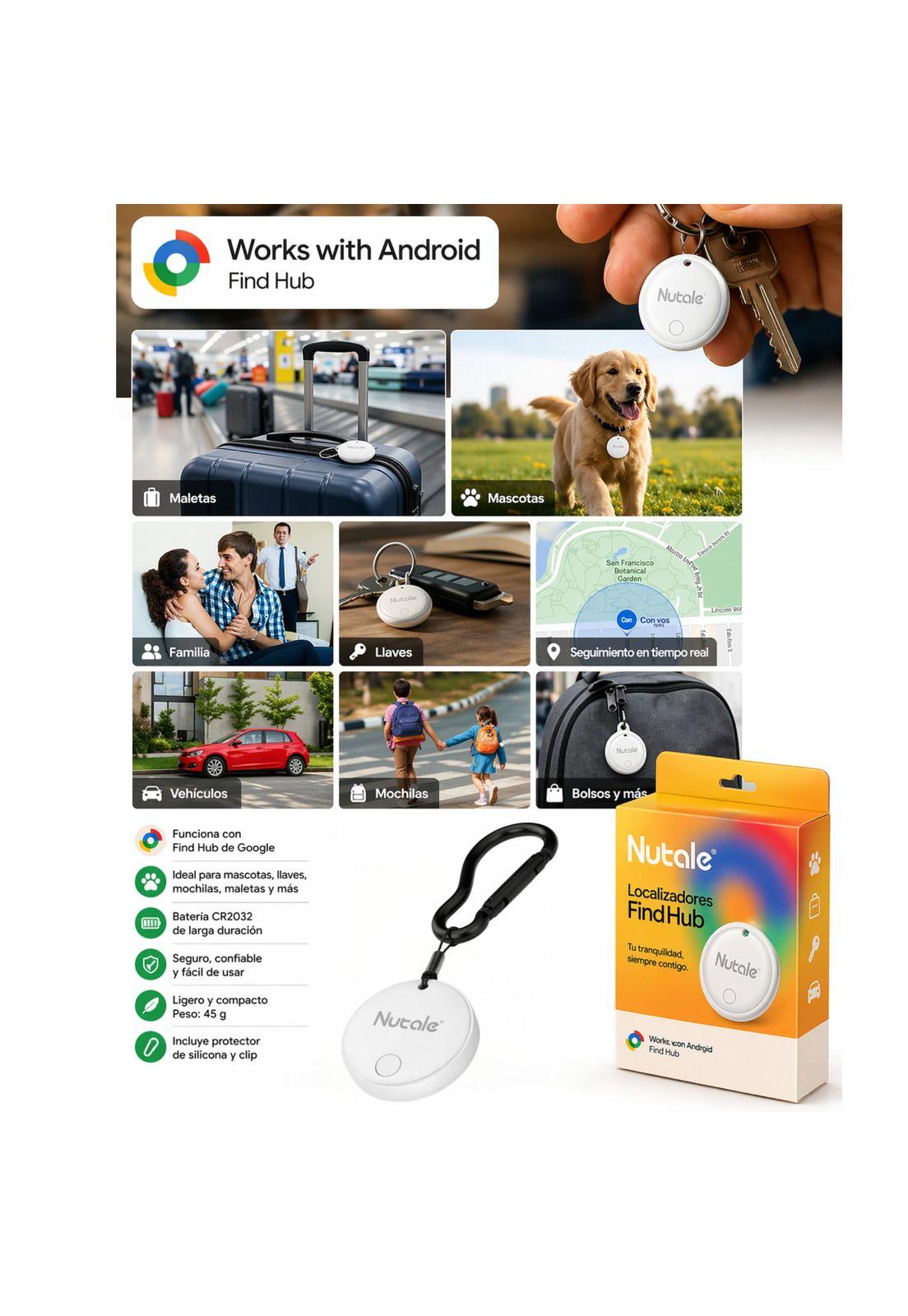 Localizador GPS Multiusos para Android Find Hub Google-6