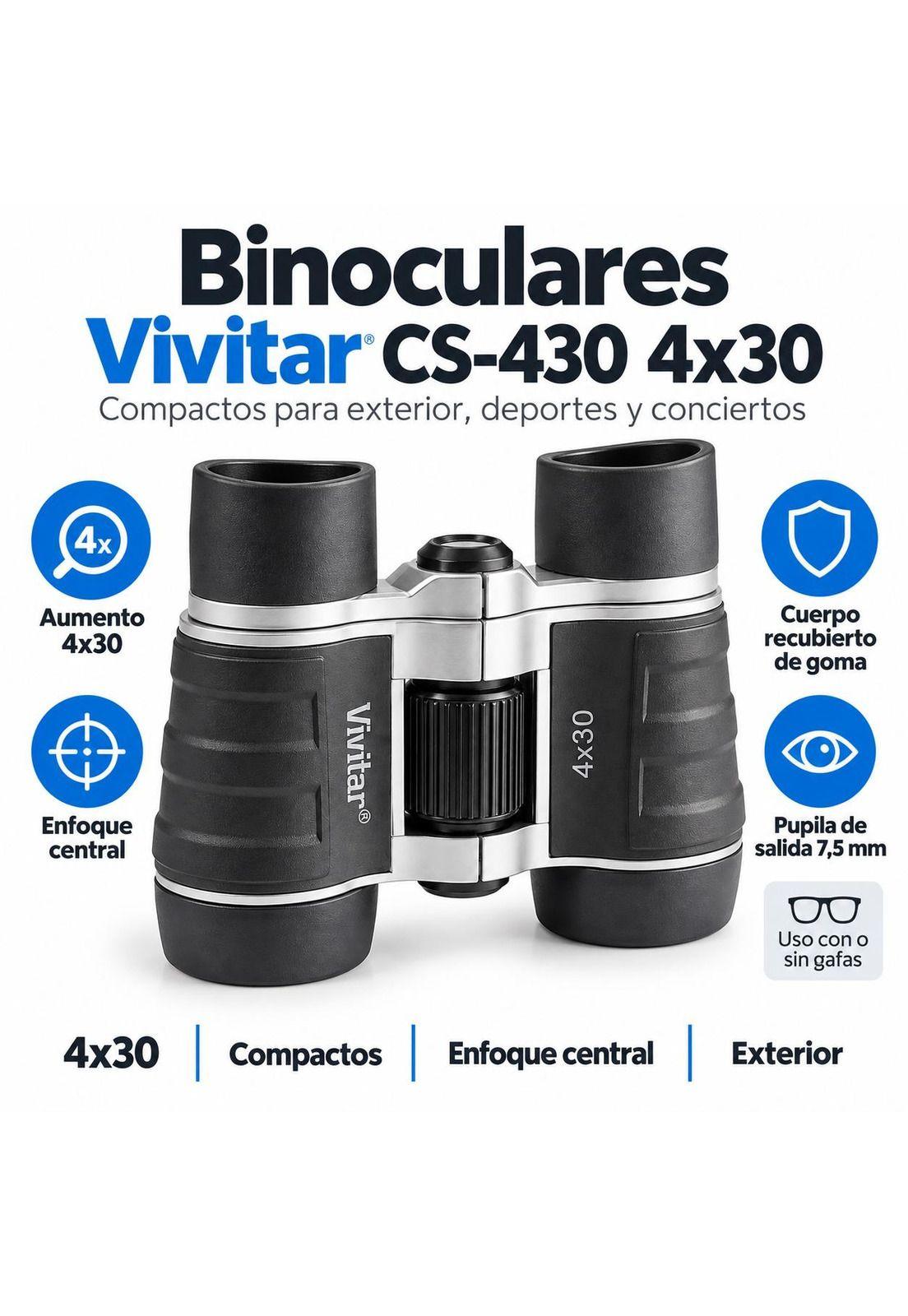 Pack Telescopio Microscopio y Binoculares Vivitar-7