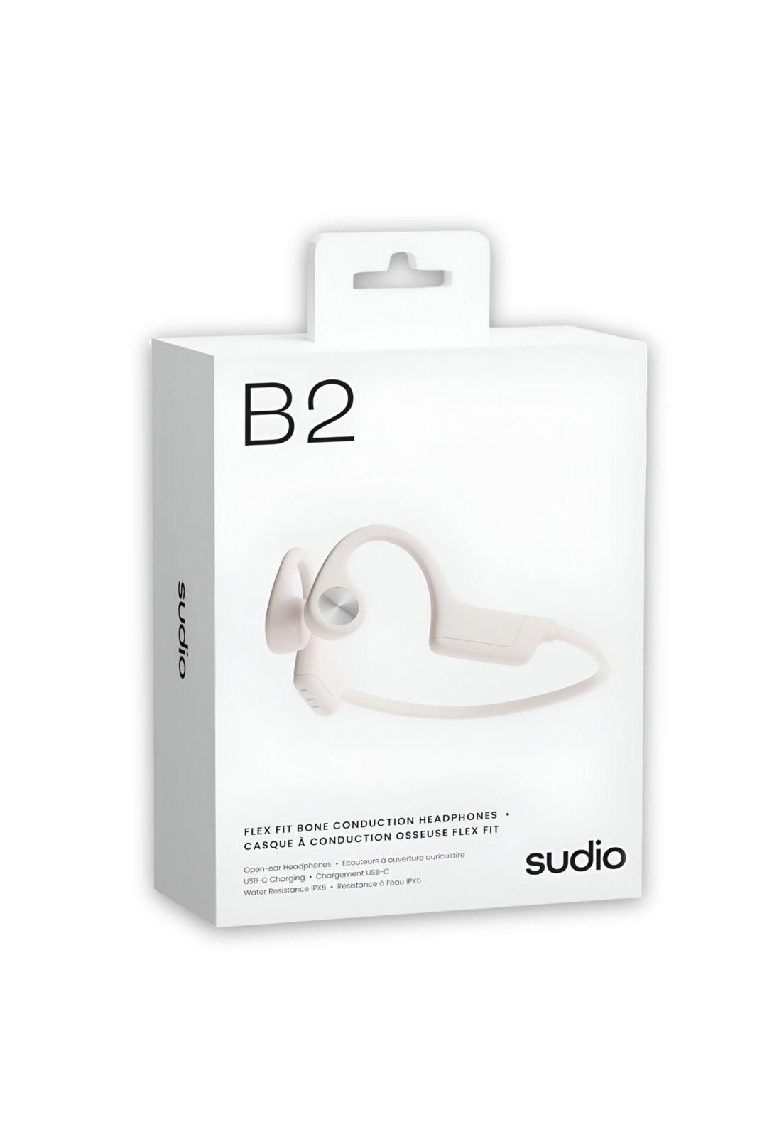 Audífonos Premium Sudio B2 Conducción Osea Bluetooth White-0