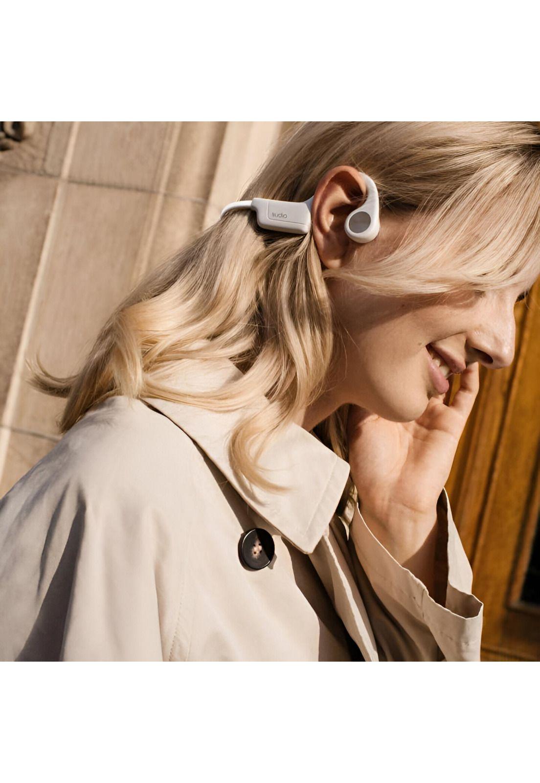 Audífonos Premium Sudio B2 Conducción Osea Bluetooth White-5