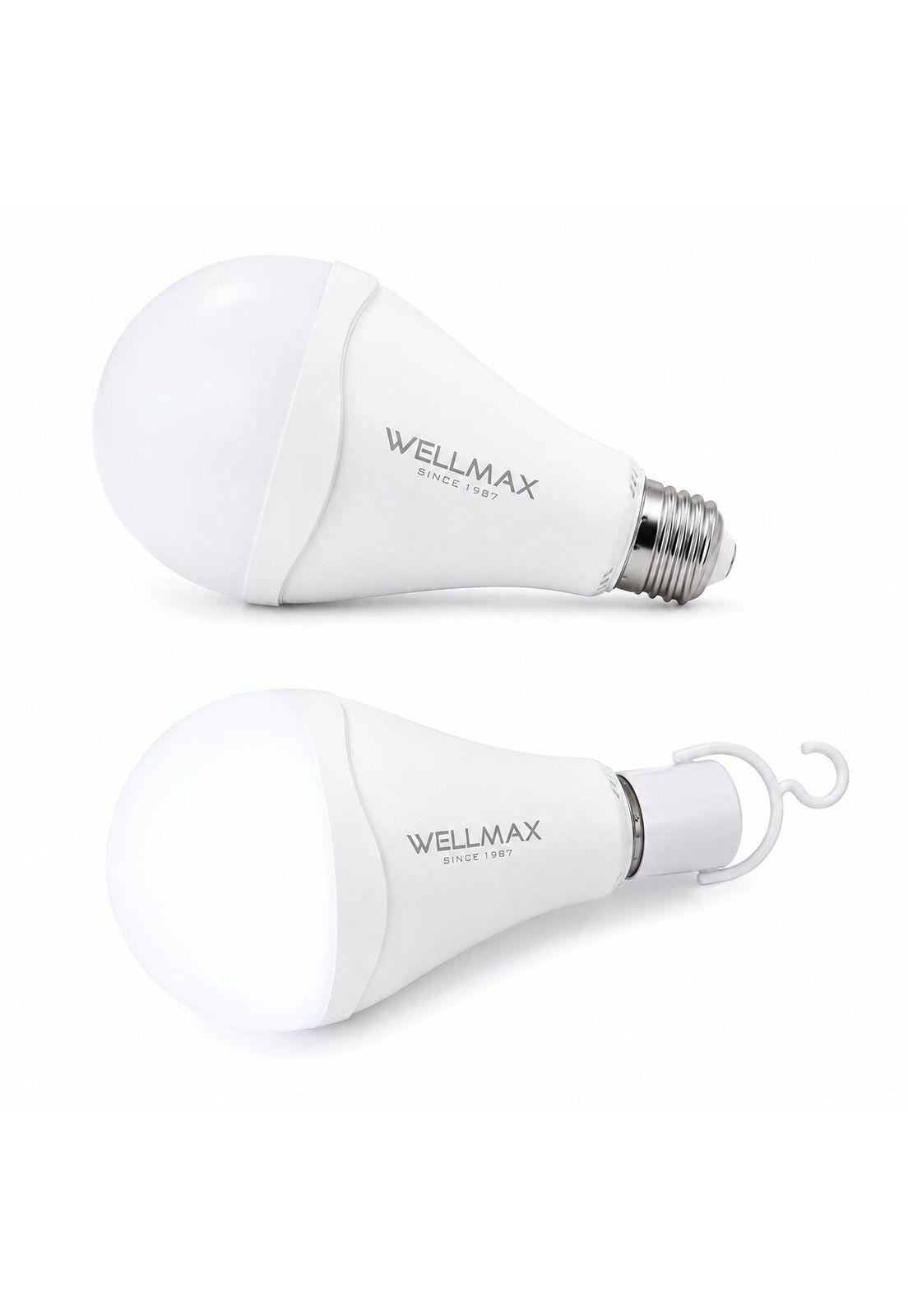 Ampolleta LED Recargable de Emergencia Wellmax Super Nova 9W-3