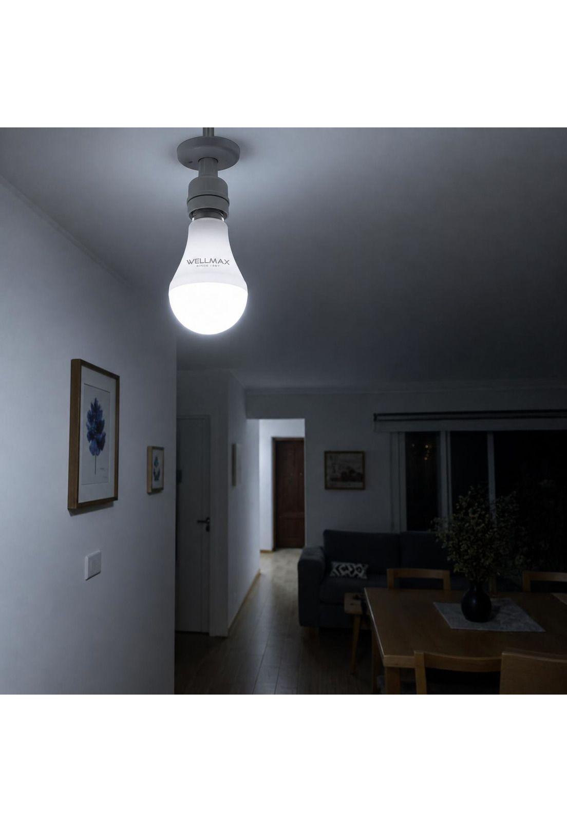 Ampolleta LED Recargable de Emergencia Wellmax Super Nova 9W-9