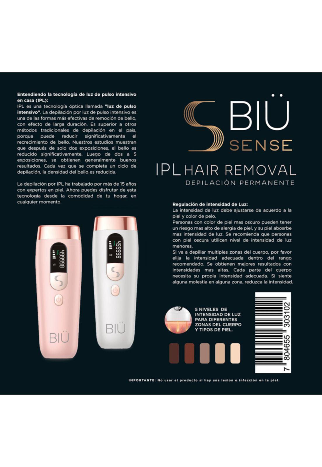 Depiladora Laser Permanente IPL BIÜ Sense White Edition Pro-5