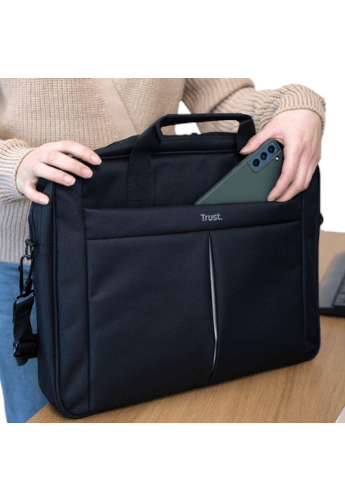 Bolso para Notebook Trust Primo 16" Max Ultra Liviano  Black-6
