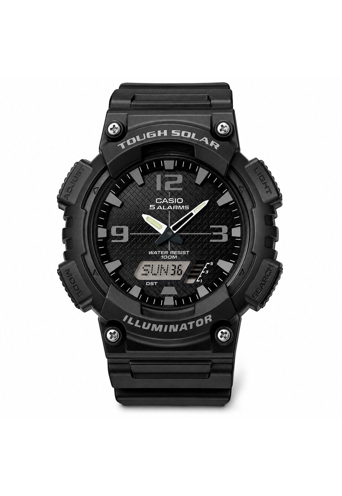 Reloj Casio Solar de Hombre AQ-S810W-1A2VDF Sport Line Black-0