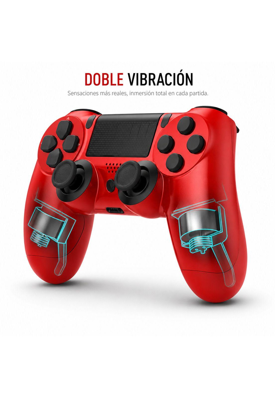 Gamepad Inalámbrico Monster Multiplataformas Rojo-3