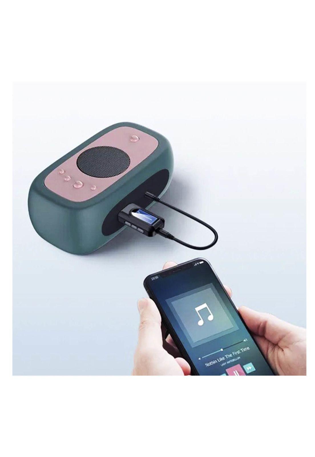 Transmisor y Receptor Bluetooth de Audio y Datos RX - TX  BT 5.0 Pantalla LCD-3