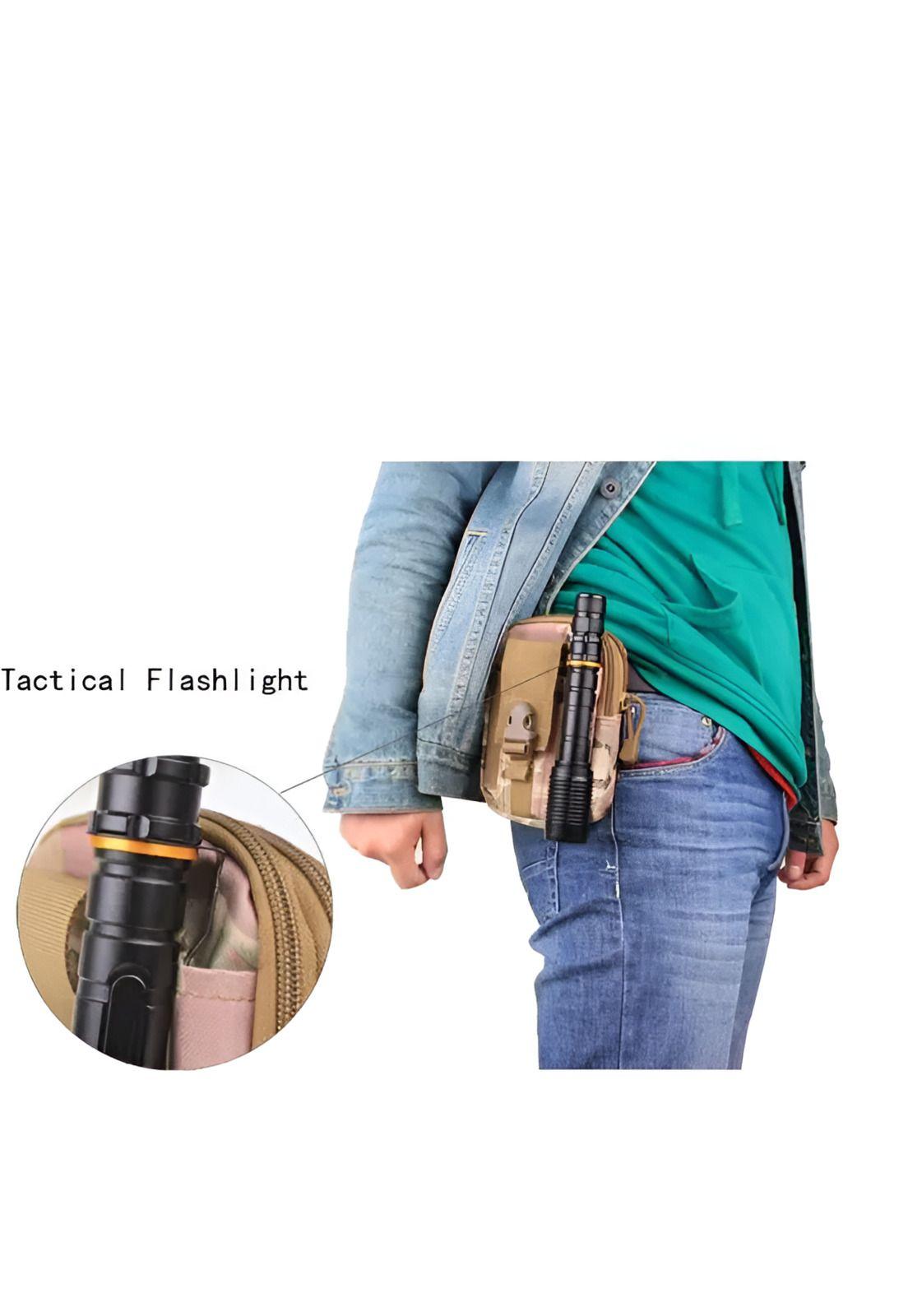 Linterna LED Profesional Multi Uso con Zoom High Power T6-5