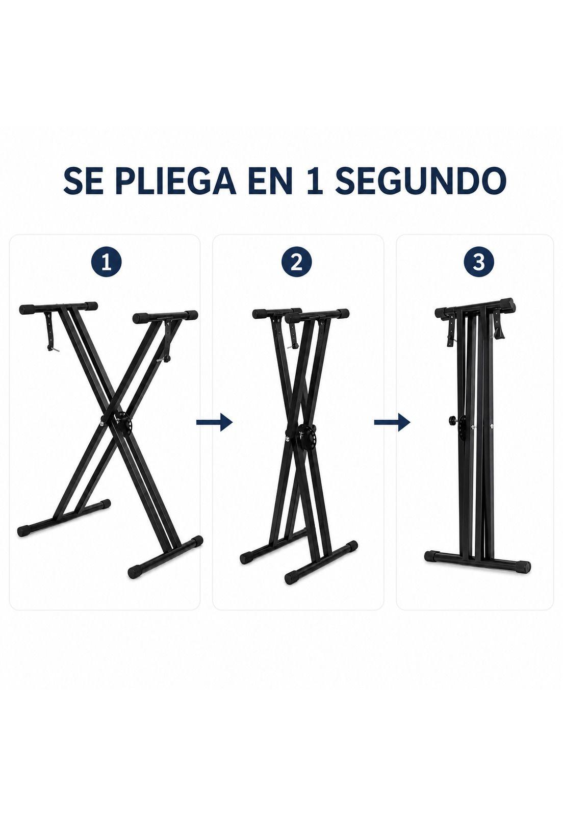 Soporte Atril Para Pianos y Teclados Electrónicos Reforzado-6