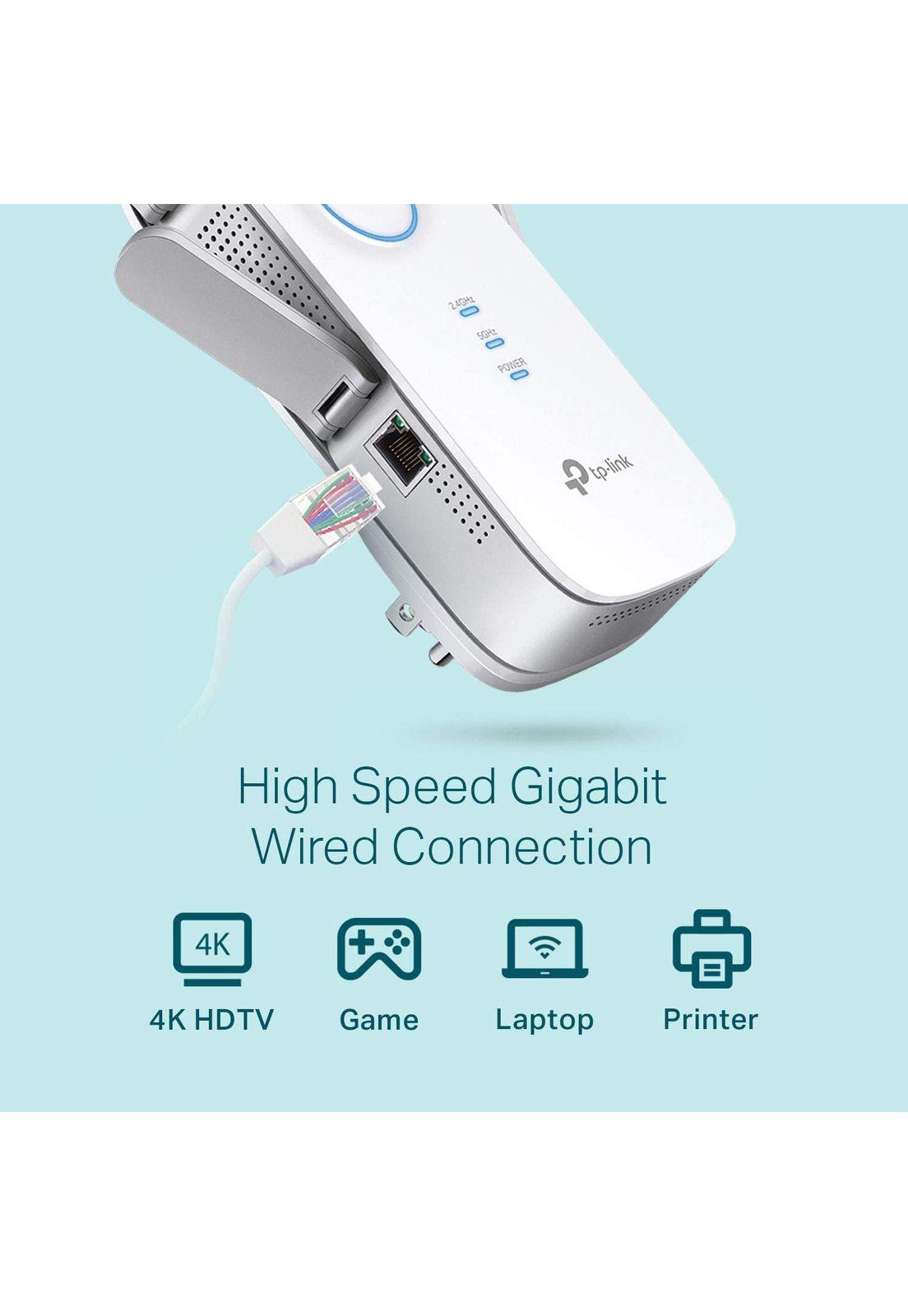 Extensor WIFI TP-LINK RE650 2533Mbps High Speed LAN GIGABYTE-8