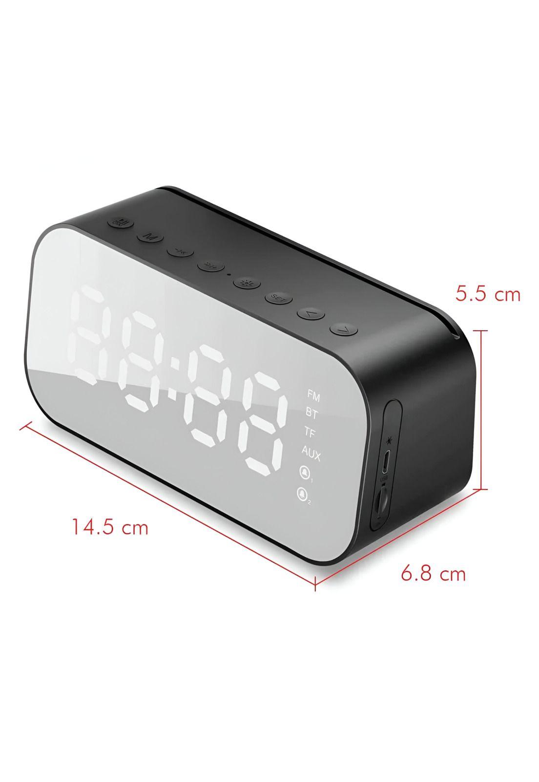 Parlante Bluetooth Havit con Despertador/ Termometro/ Radio-4