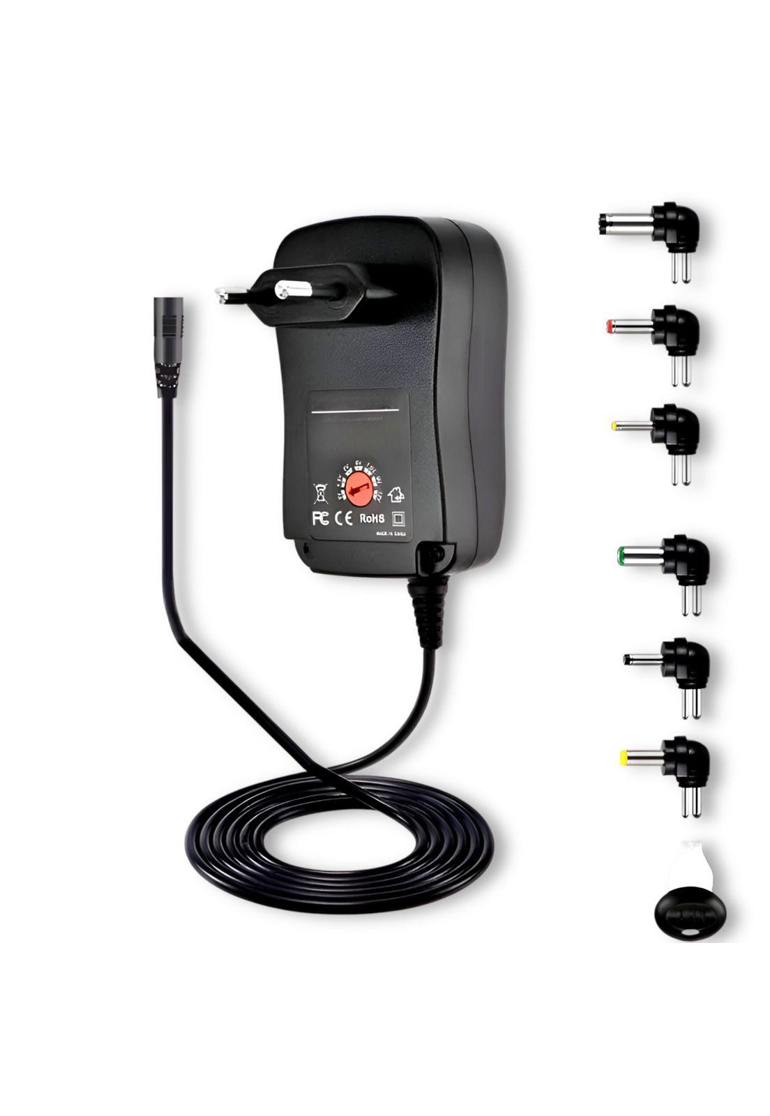 Transformador 15V Regulables 3A / 45W + 8 Plug Universales-5