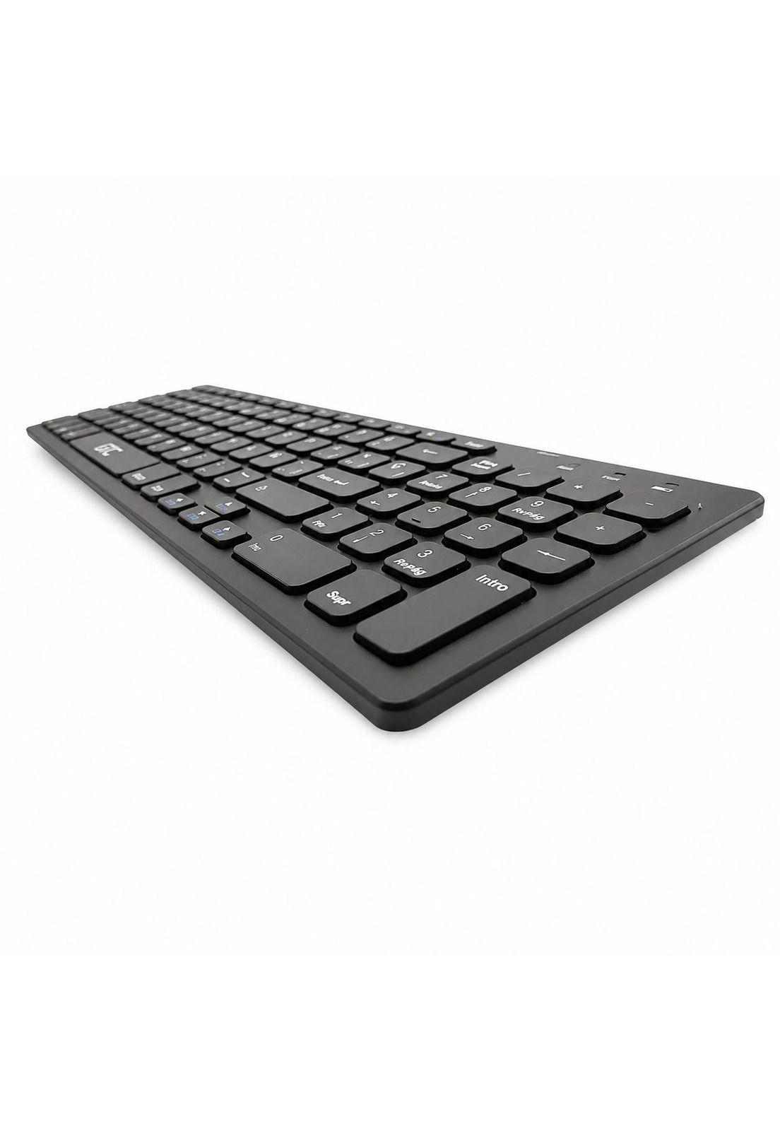 Teclado Inalámbrico Bluetooth Ultra Slim  Multiplataformas-2
