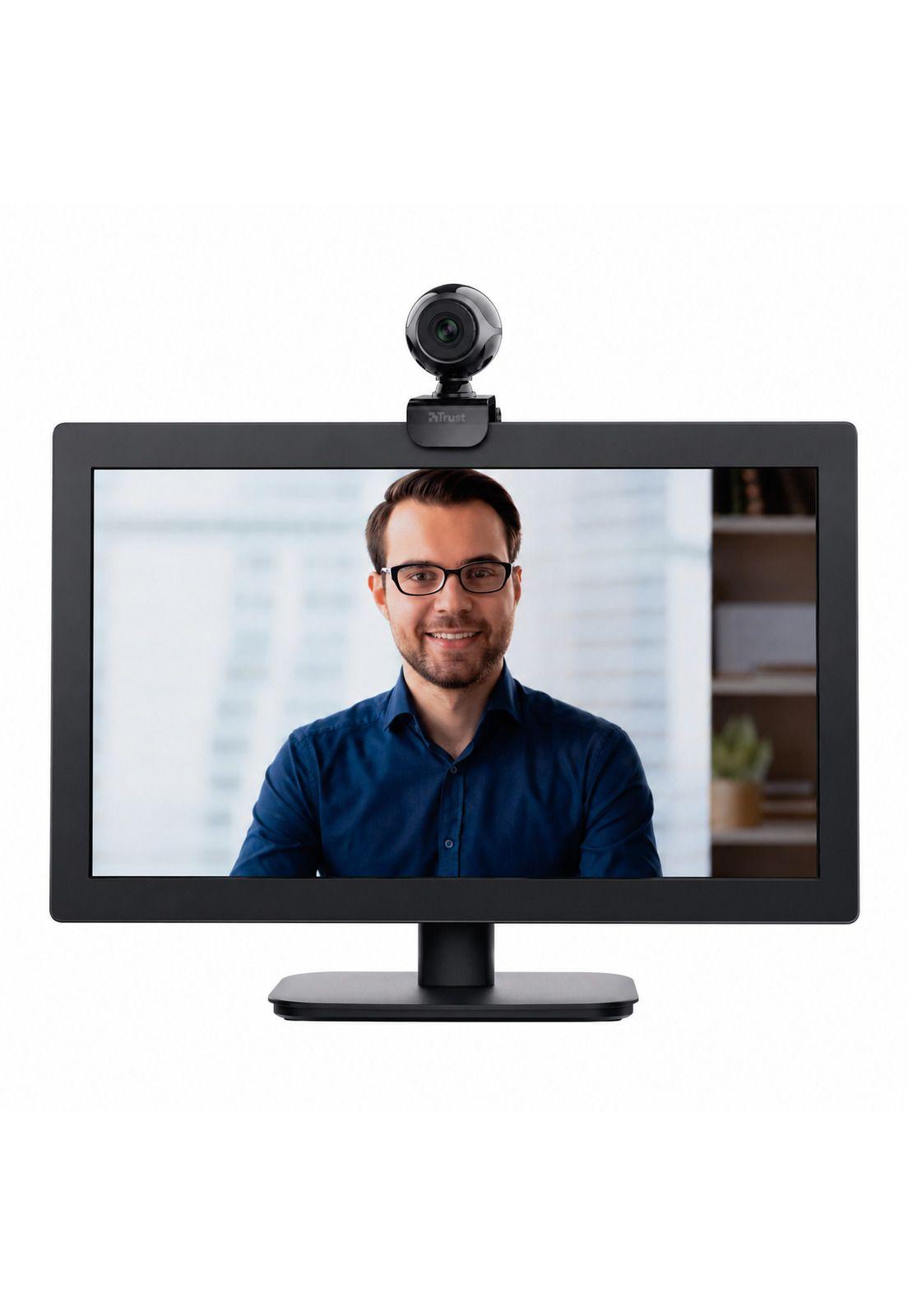 Webcam Trust Exis con Microfono Incorporado Plug & Play-4