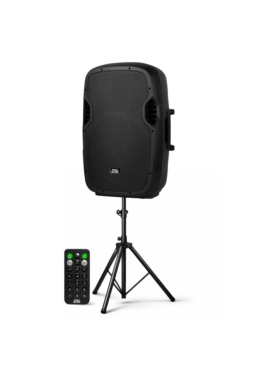 Parlante Activo PROBASS 12" 100W RMS con Bluetooth TWS+Atril-2
