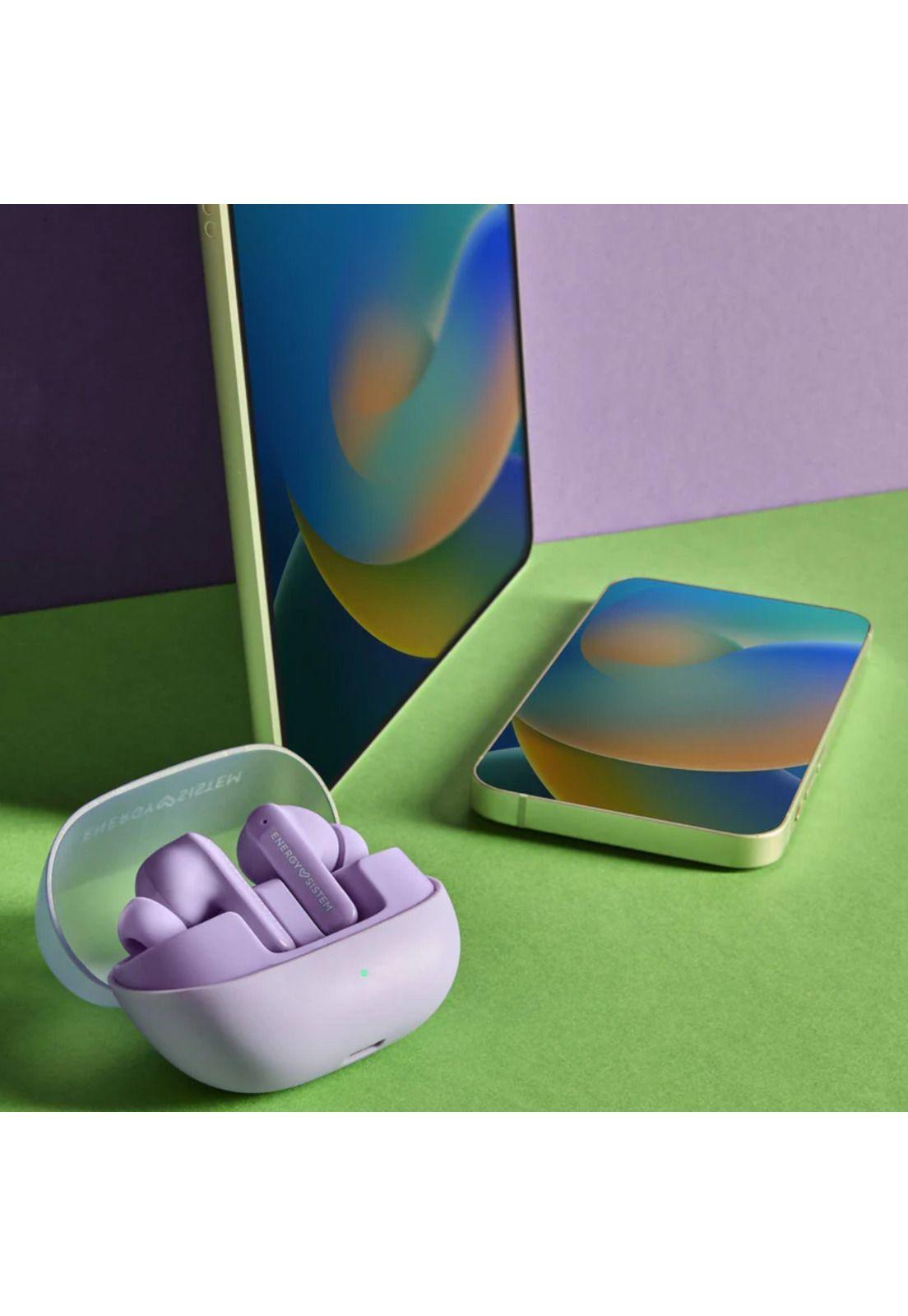 Audifonos Energy Sistem TWS Serenity ANC Violet 25H Autonomy-6