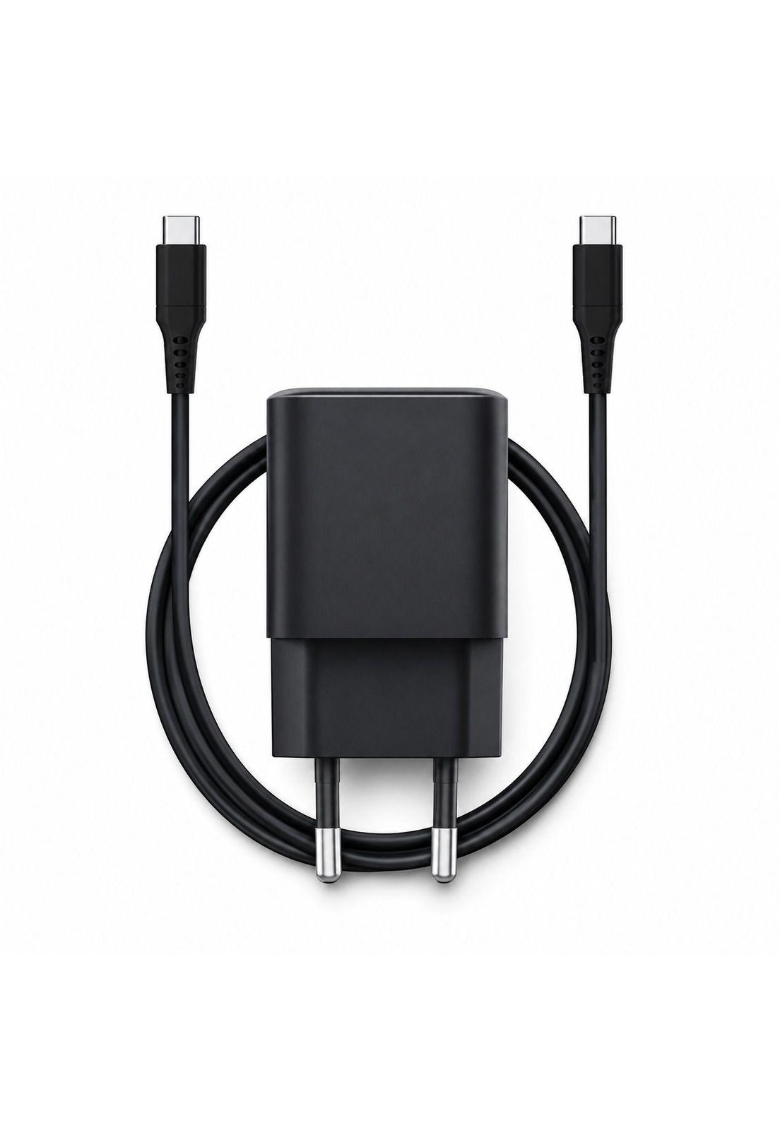 Cargador Trust USB-C GaN 65W PD con Cable USB-C 2MT GXT 1258-8