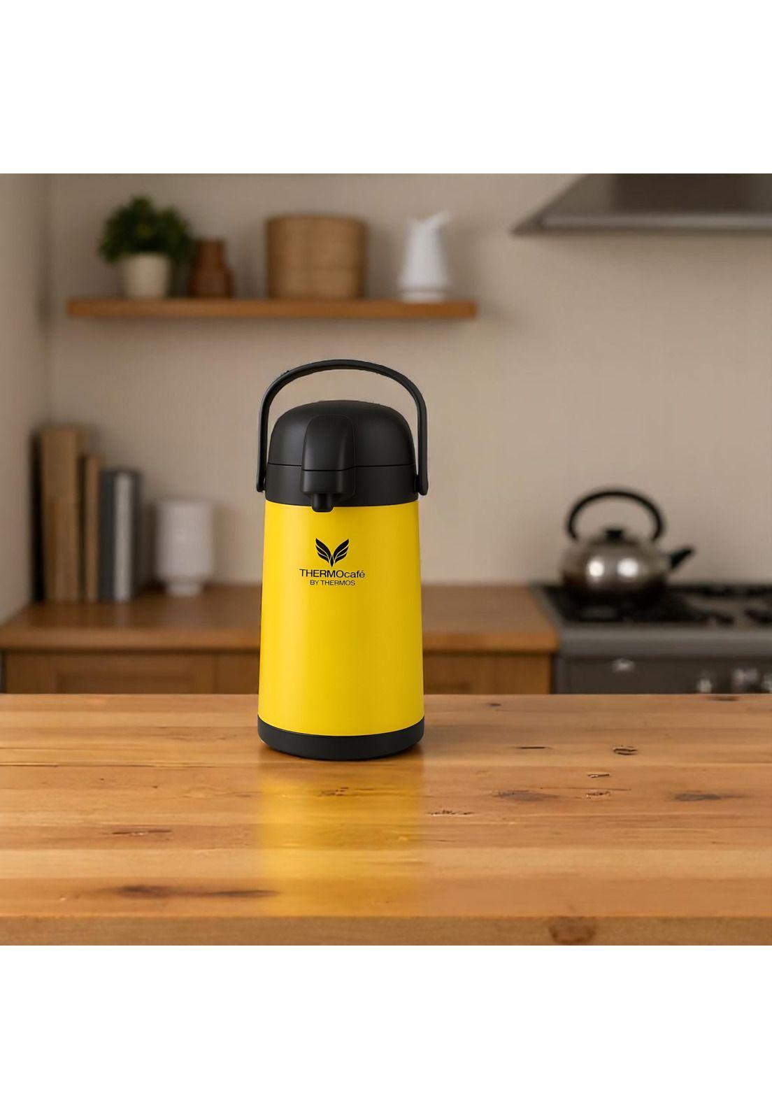 Termo Sifón Acero Inoxidable 1.9LT Amarillo Thermos CLN-19SU-6