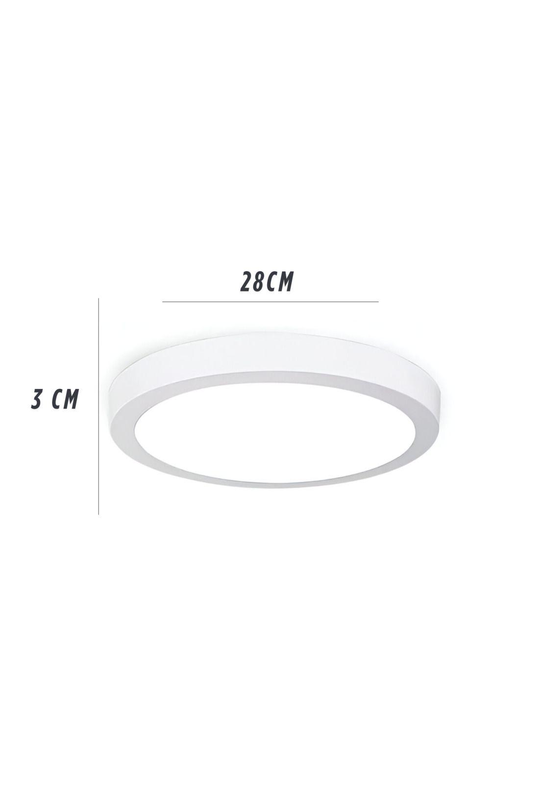 Plafon LED Sobrepuesto Logic 24W Luz Fria Blacklight 1920LM-5