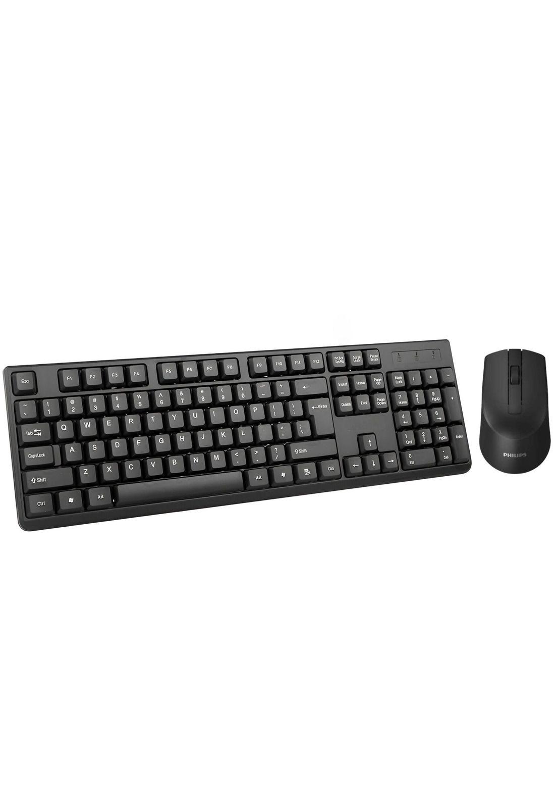 Mouse y Teclado Inalámbrico Philips Quiet Edition USB 2.4Ghz-2