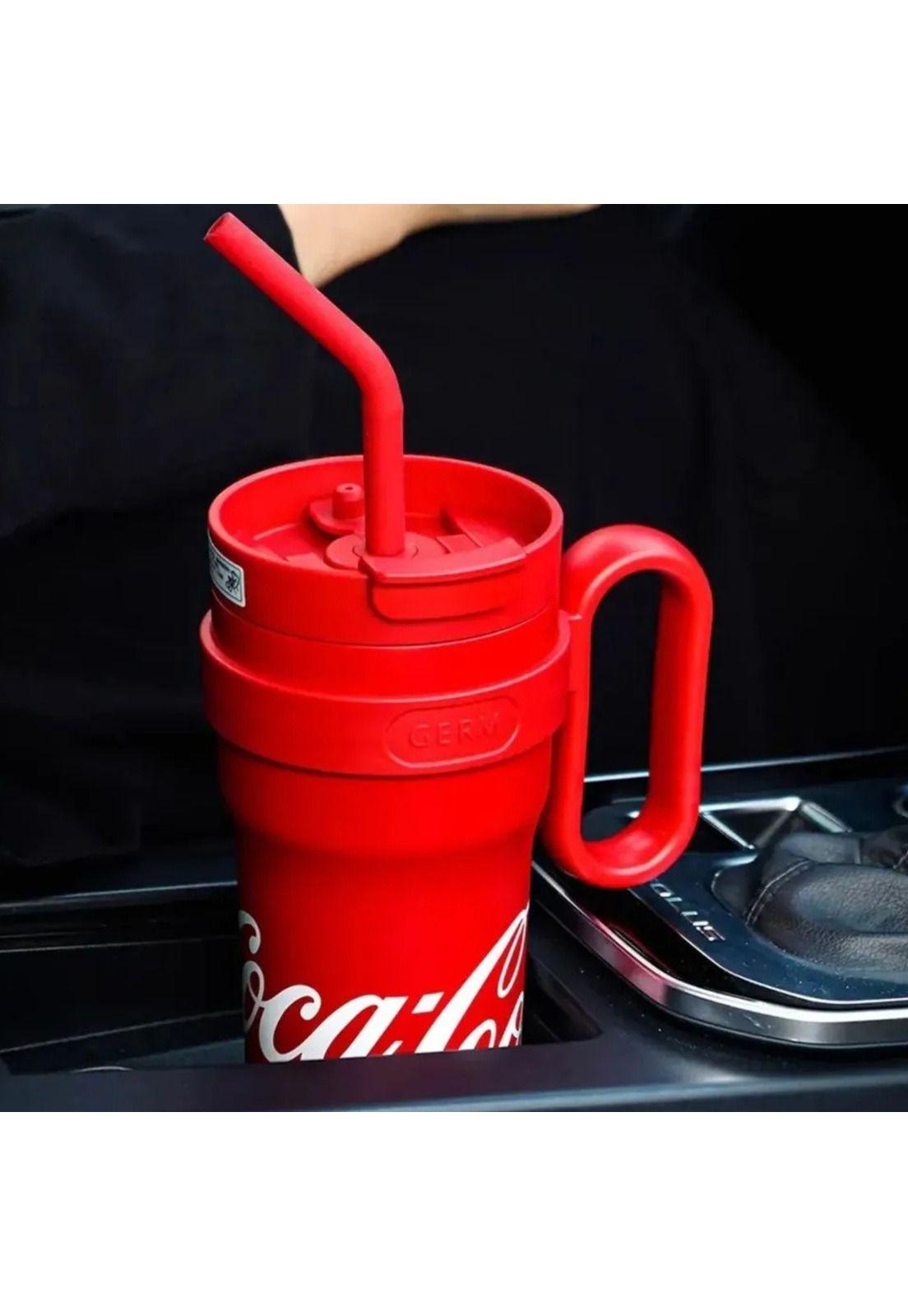 Vaso Térmico GERM Coca-Cola 1100ML RED Acero Inoxidable-8