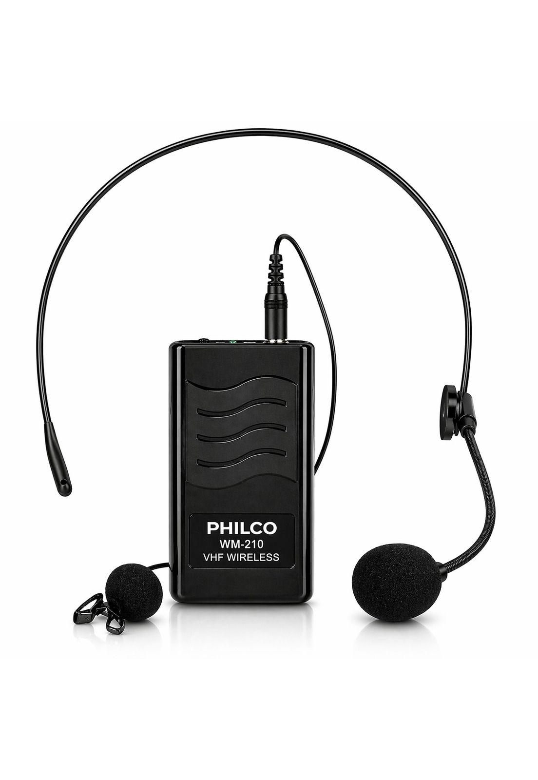 Kit Micrófonos Inalámbricos de Cintillo & Solapa Philco M210-2