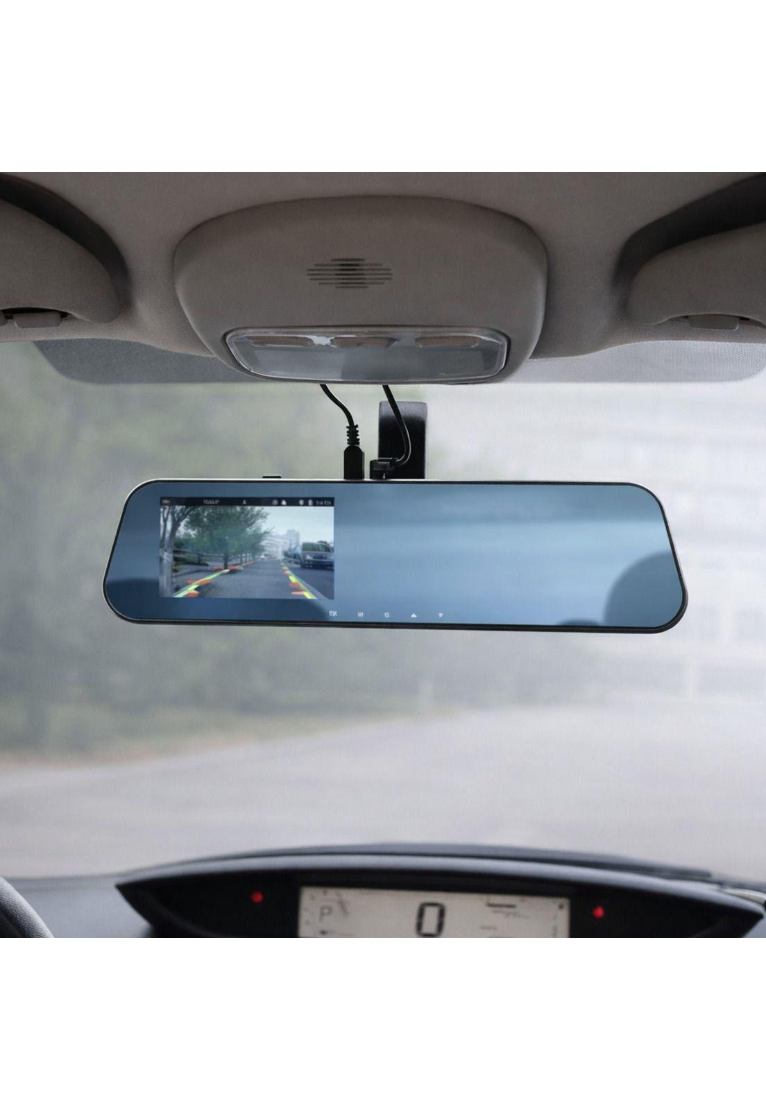 Dashcam Espejo Retrovisor Dual Cámara Frontal y Trasera FHD-5