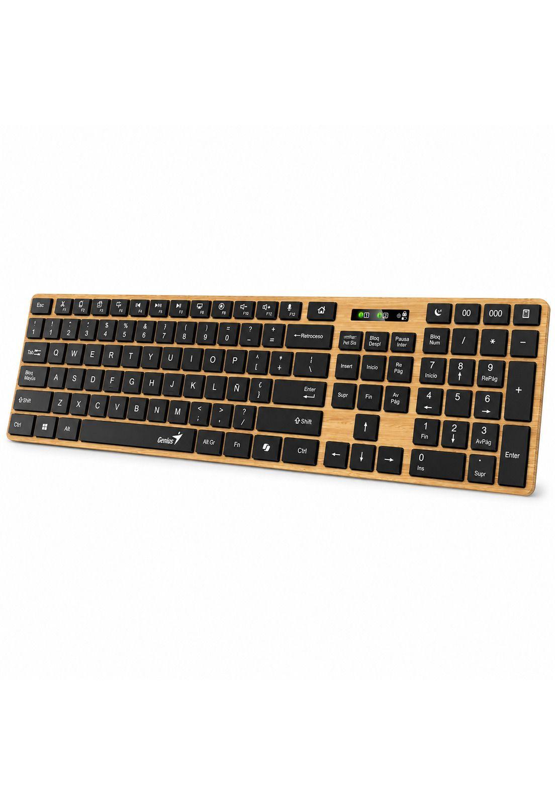 Teclado Dual Wireless Bluetooth + USB 2G Slimstar Copilot AI-2