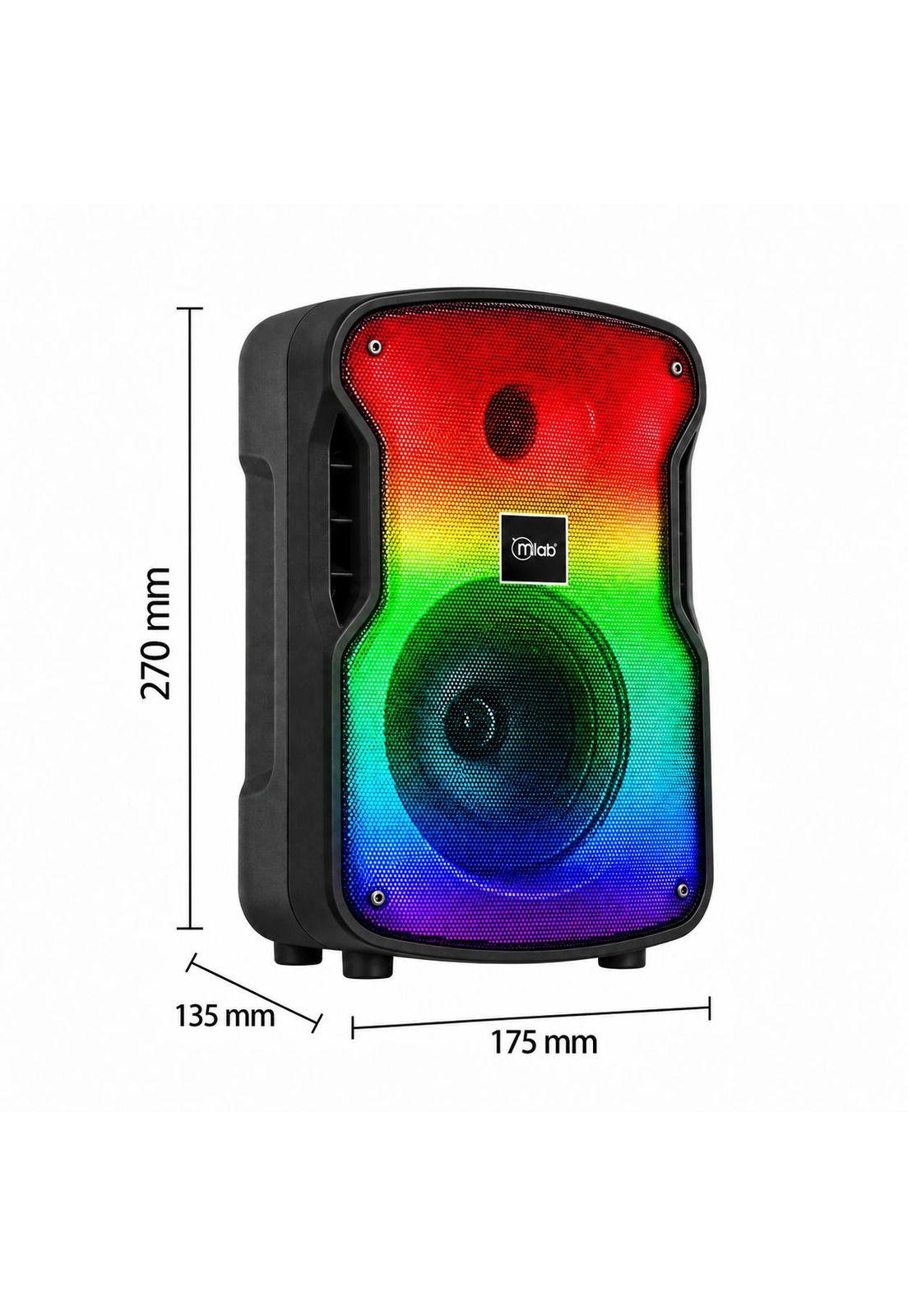 Parlante Bluetooth Flaming Flash Full RGB Llightning 20W RMS-5