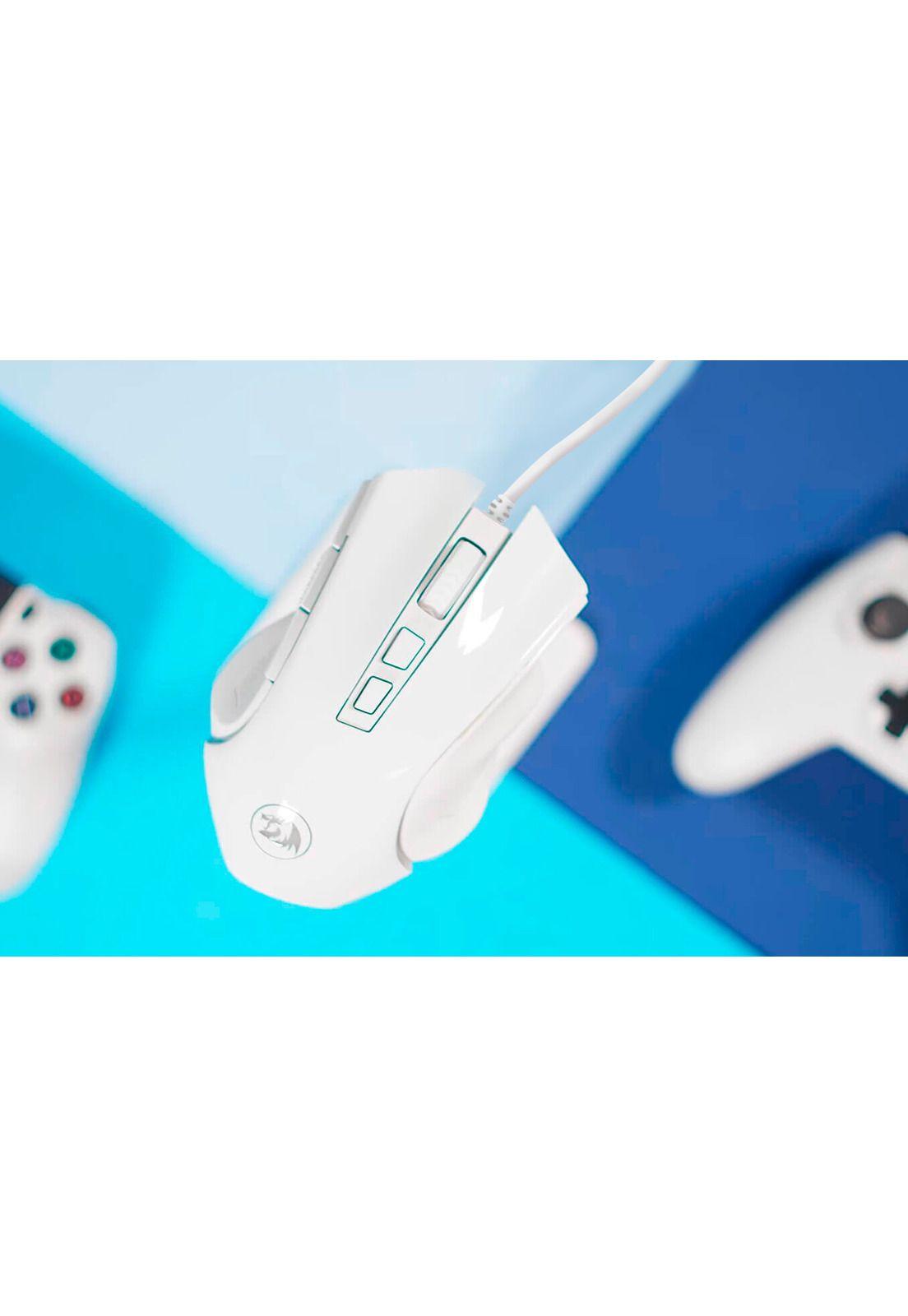 Mouse Redragon Griffin White Edition M607W 7200 DPI 7 Botones-6