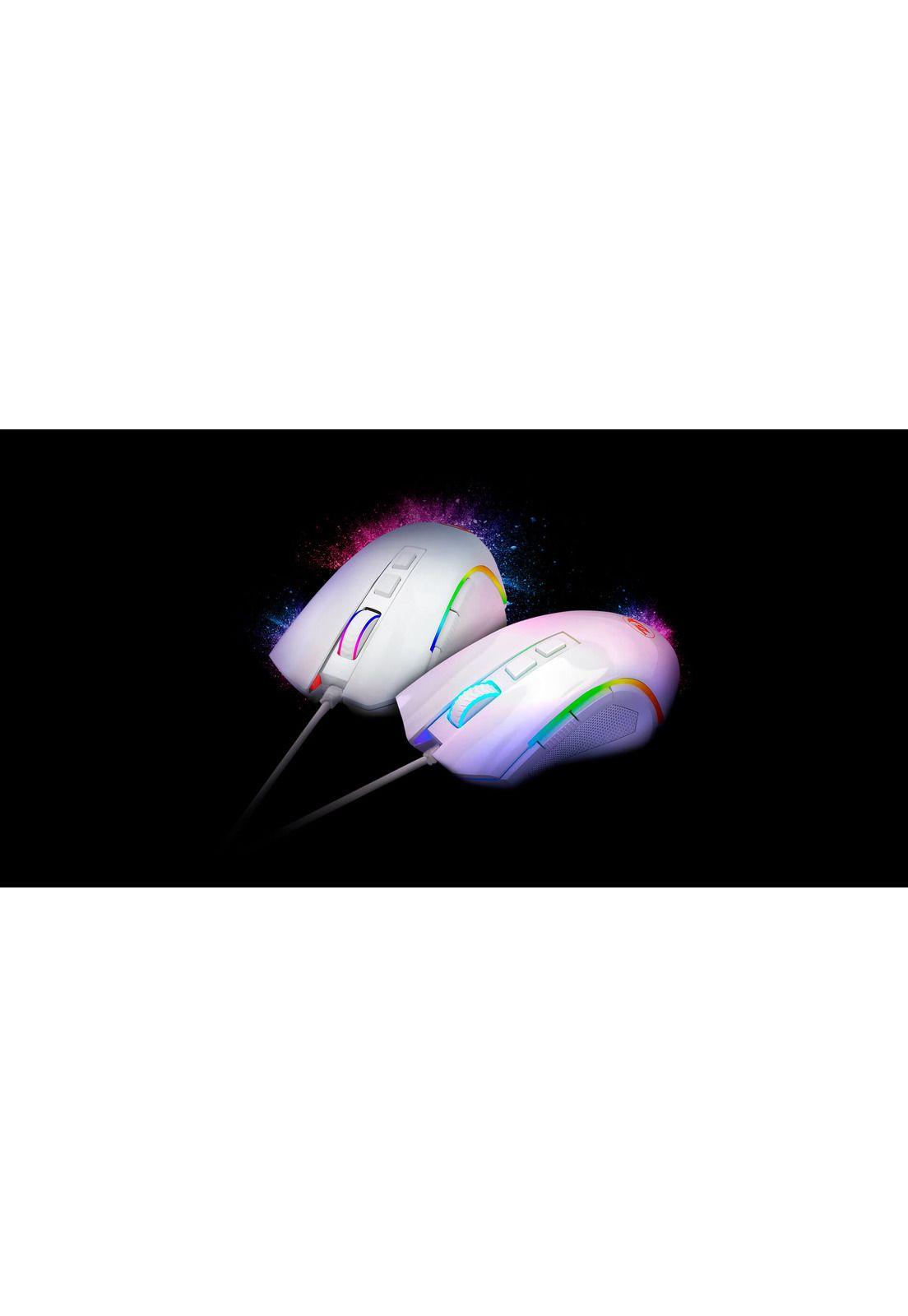 Mouse Redragon Griffin White Edition M607W 7200 DPI 7 Botones-8