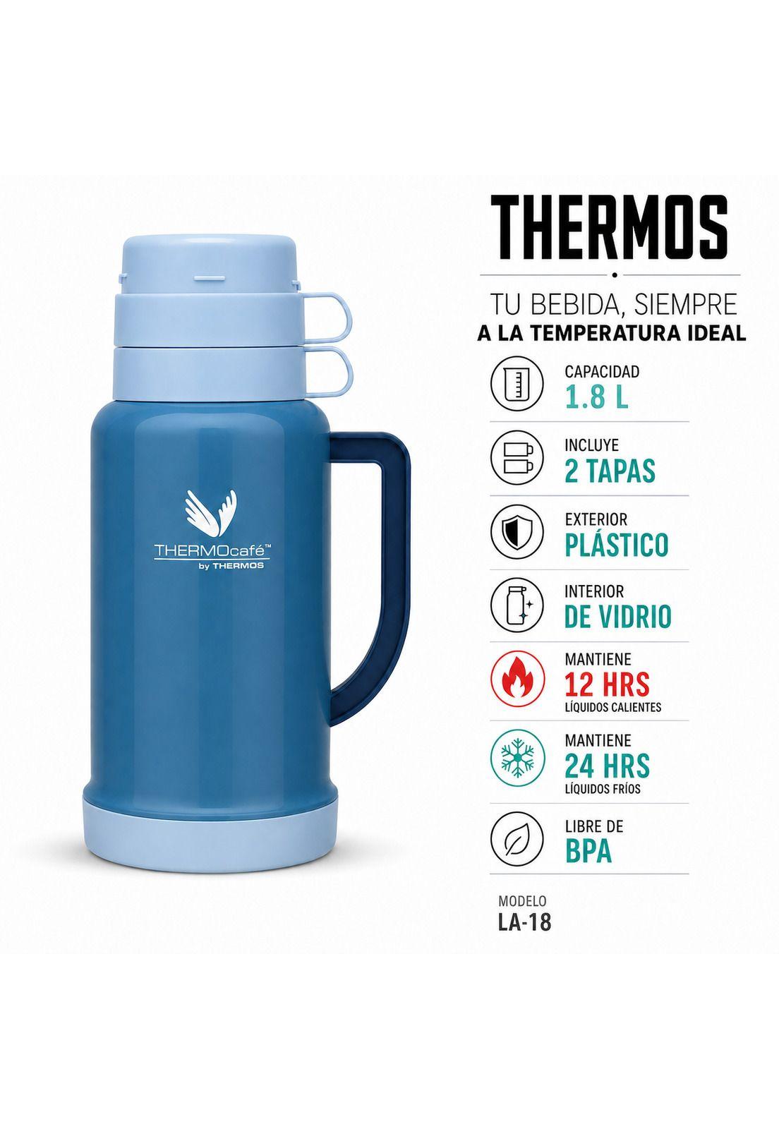 Termo para Liquidos Thermos  1.8L Azul 12H/24H-6
