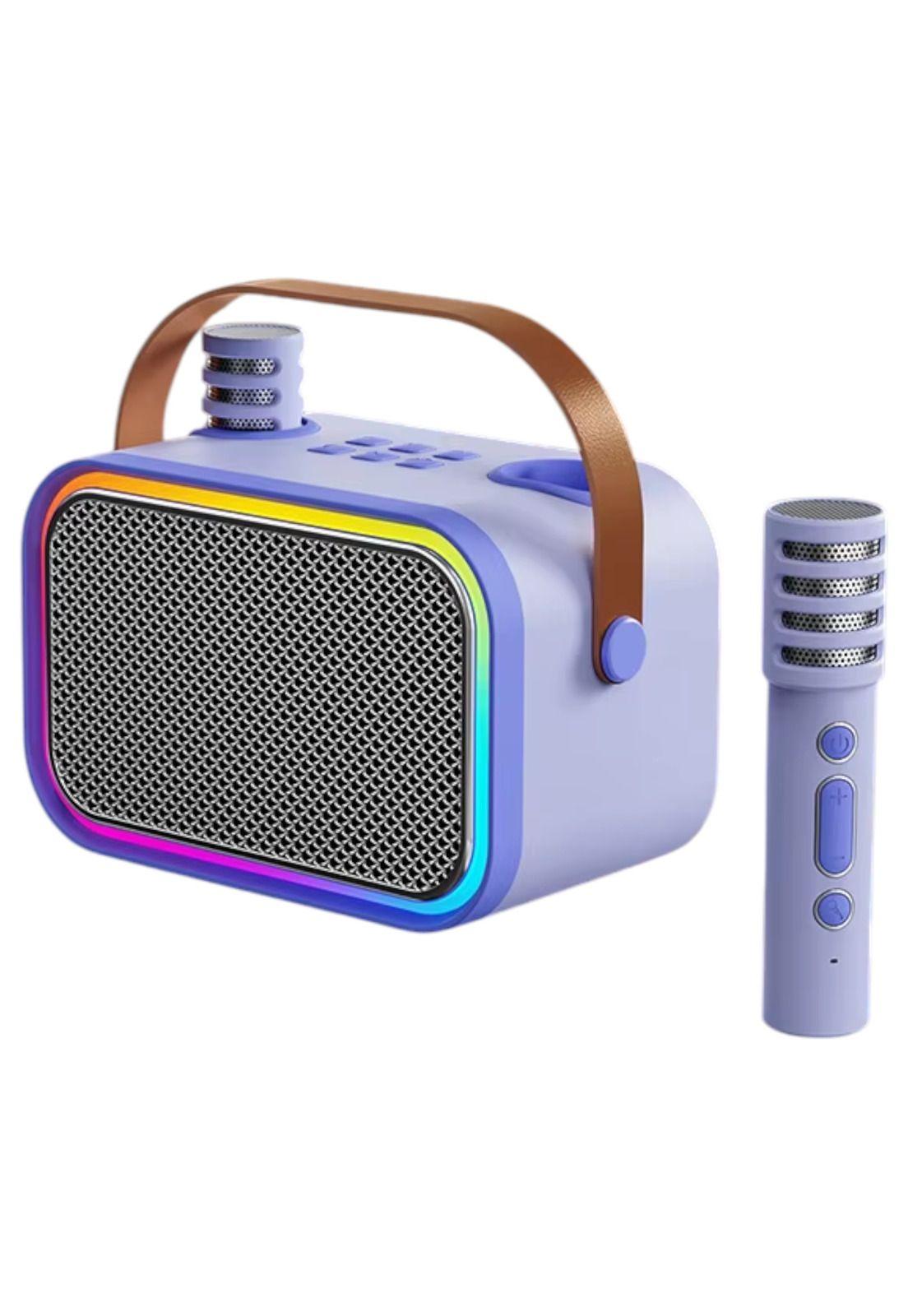 Karaoke Infantil RGB con 2 Micrófonos Inalámbricos Lila My Lil Dual Voice-2
