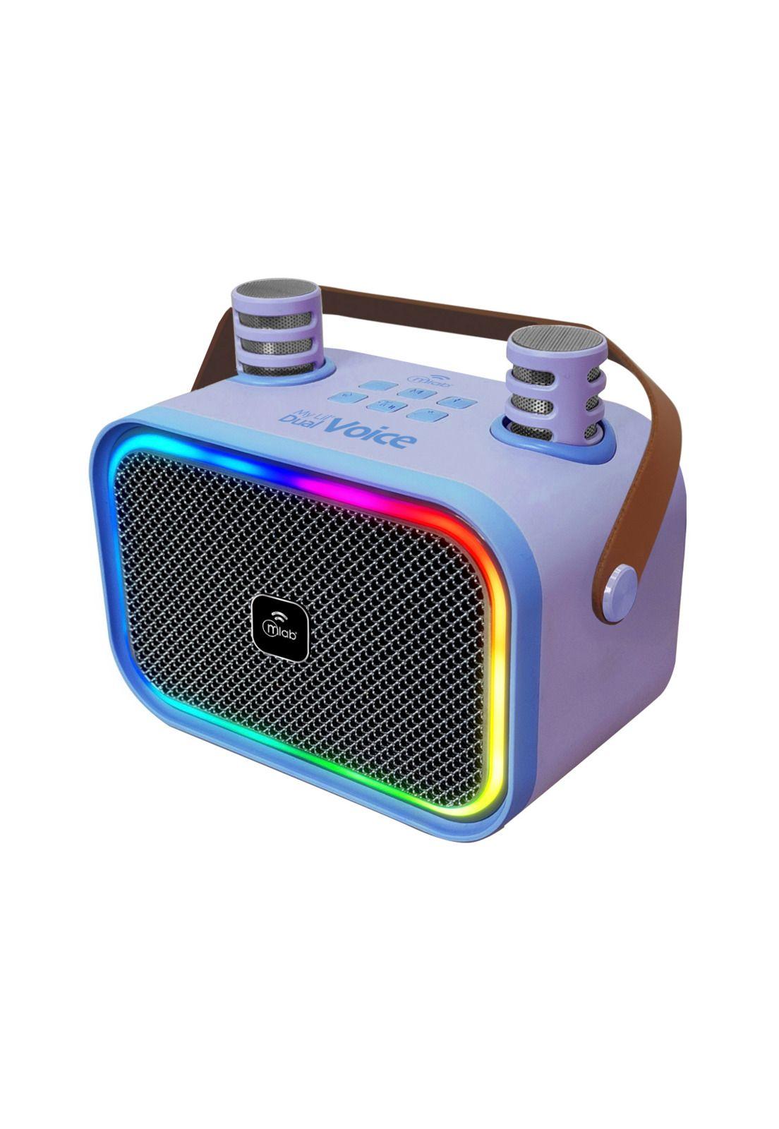 Karaoke Infantil RGB con 2 Micrófonos Inalámbricos Lila My Lil Dual Voice-6