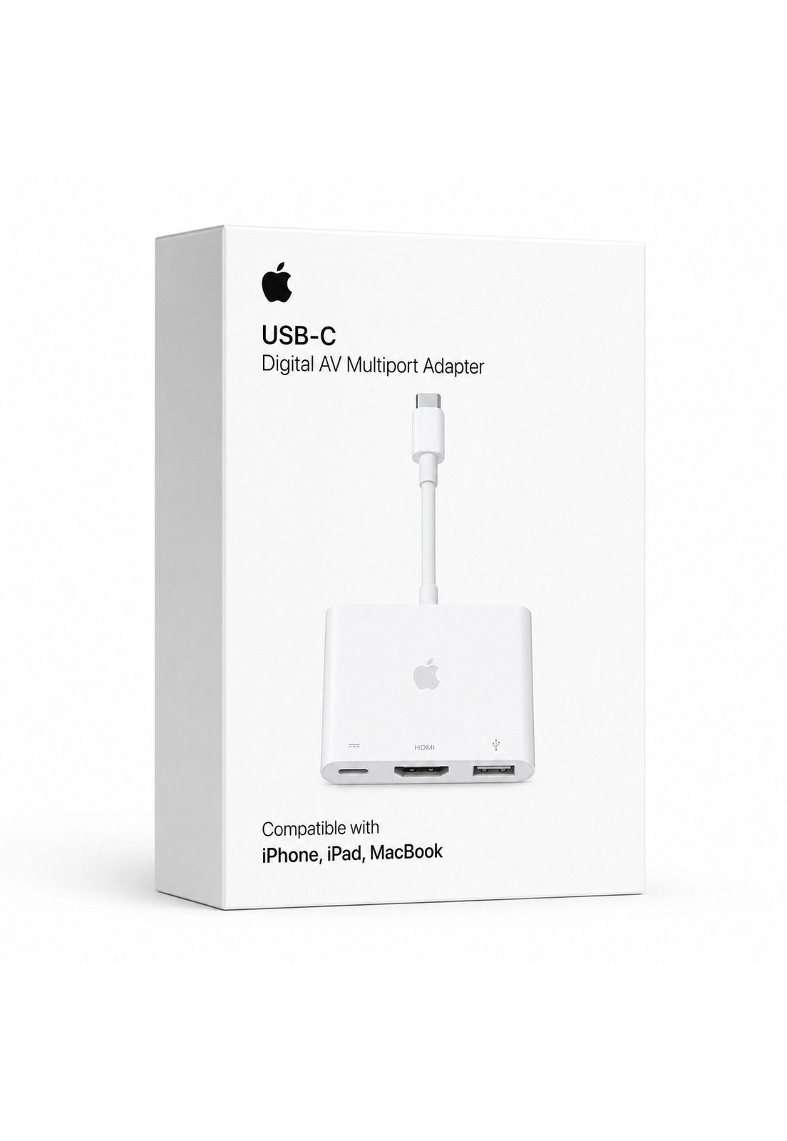 Adaptador Apple USB-C a HDMI 4K Multipuerto AV Digital-0