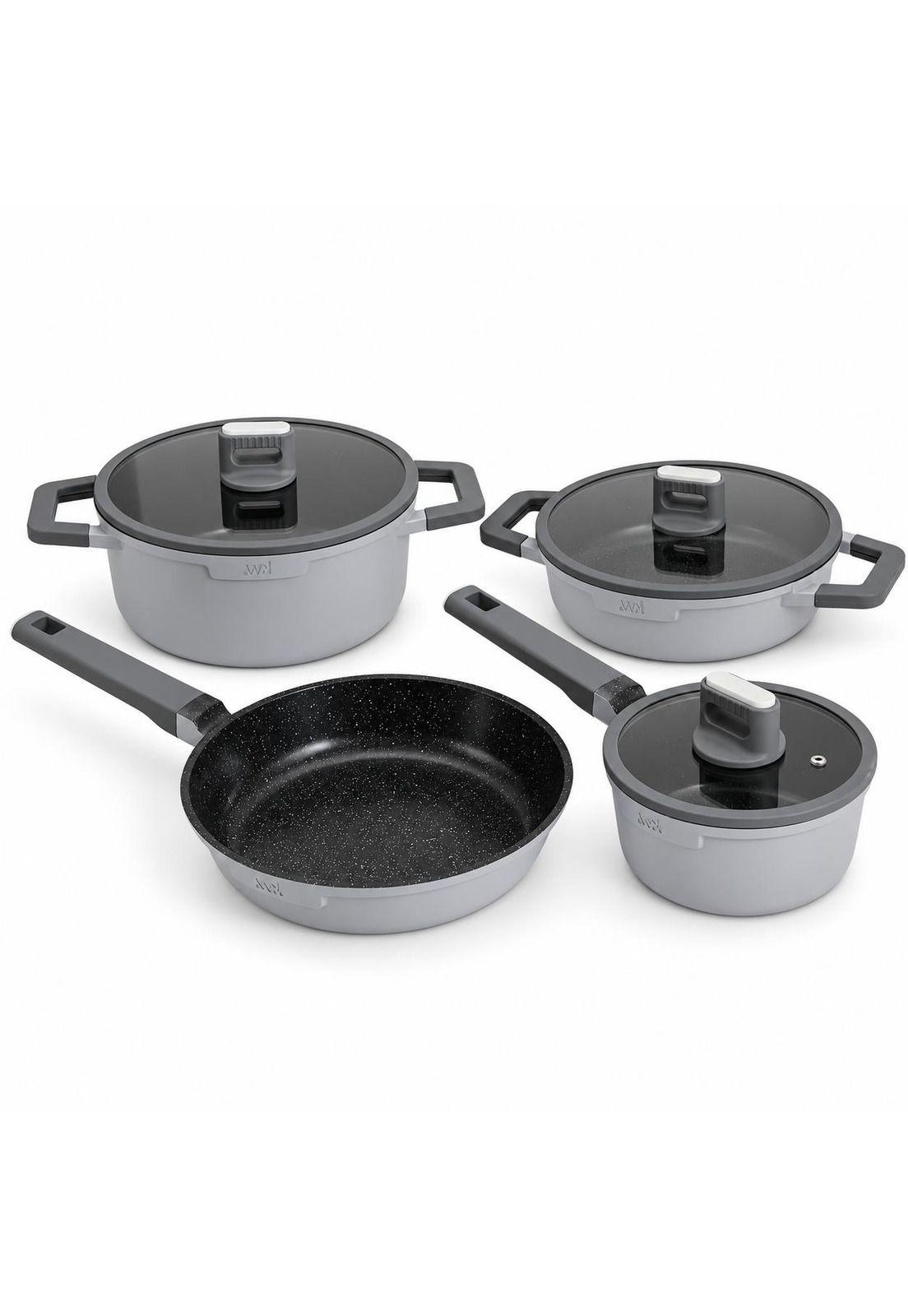 Pack Batería de Cocina Profesional KW Forged Aluminum Ceramic / Gray-1