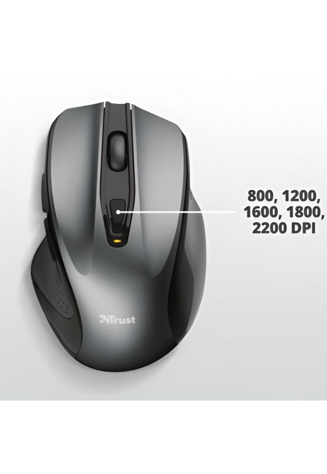 Mouse Trust Nito Wireless Ergonomic Enterprise Black Edition-3