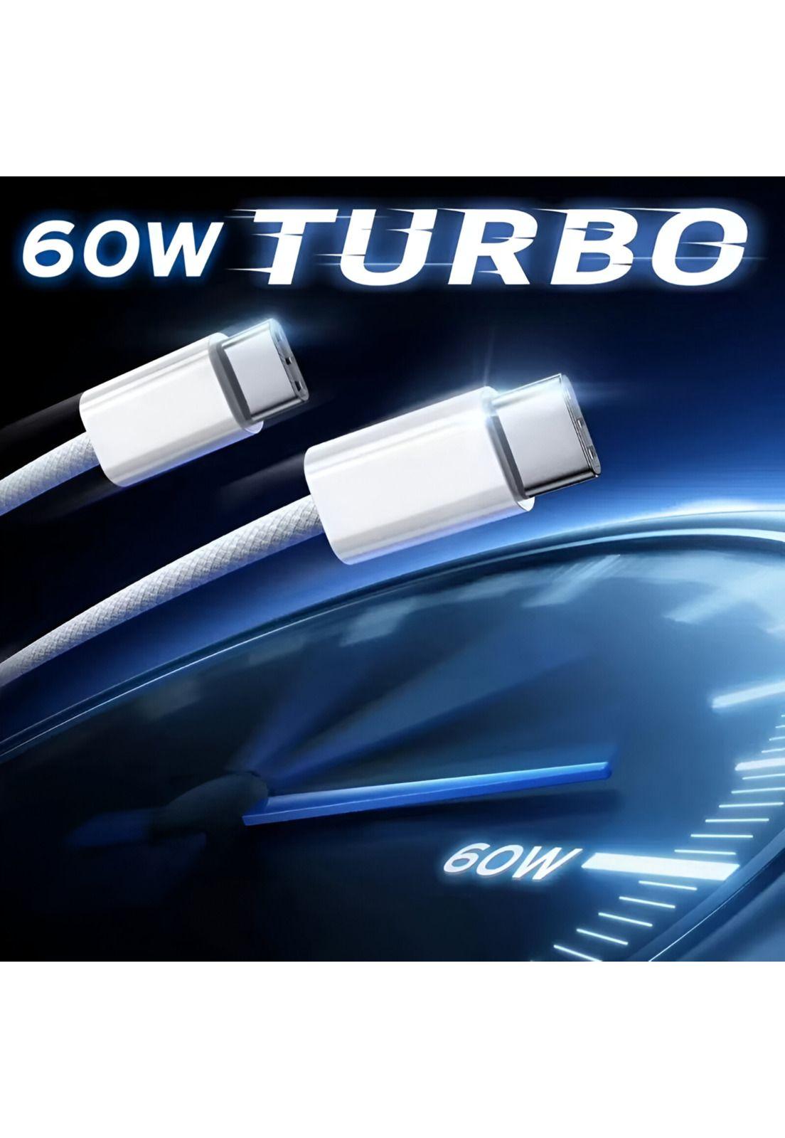 Cable Apple Original USB-C a USB-C 1MT de Carga Rápida 60W-5