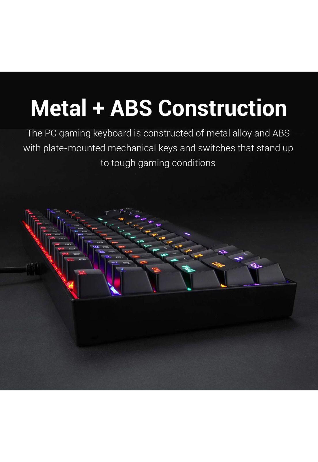 Teclado Mecánico Redragon Kumara RGB Black Gamer Edition-8