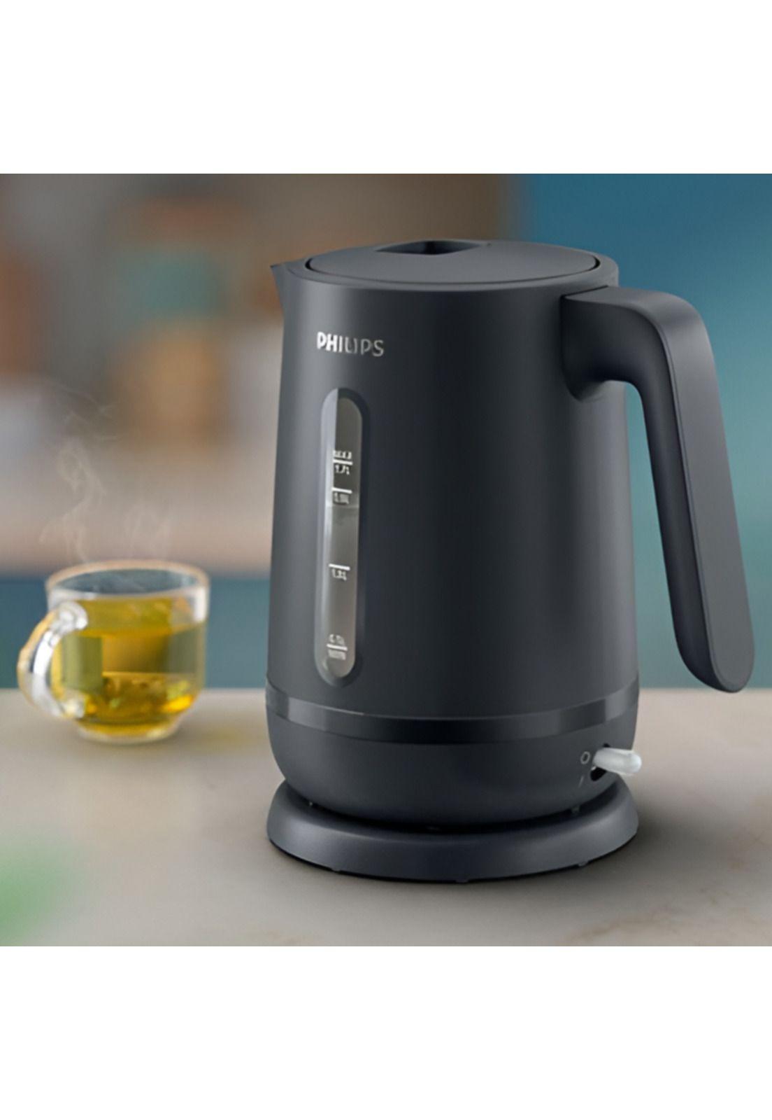 Hervidor Philips 1.7 Litros con Base Giratoria de 360° Black-2