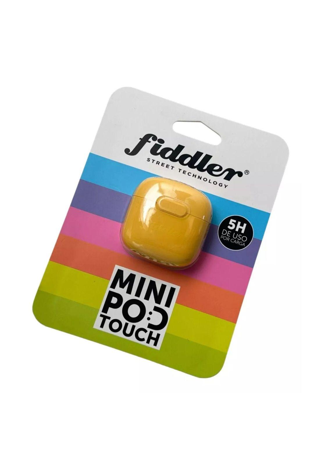 Audifonos In Ear Bluetooth Fiddler Mini Amarillo Android IOS-3