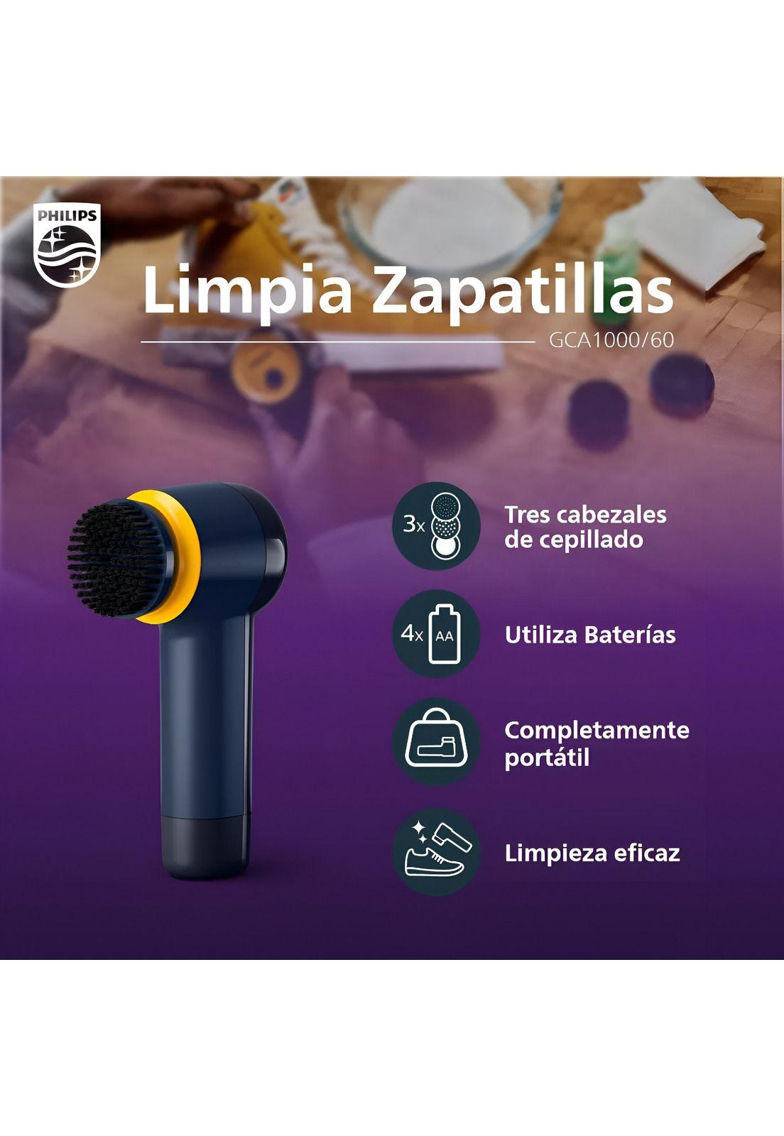 Limpiador de Zapatillas Philips GCA1000 a Pilas-8