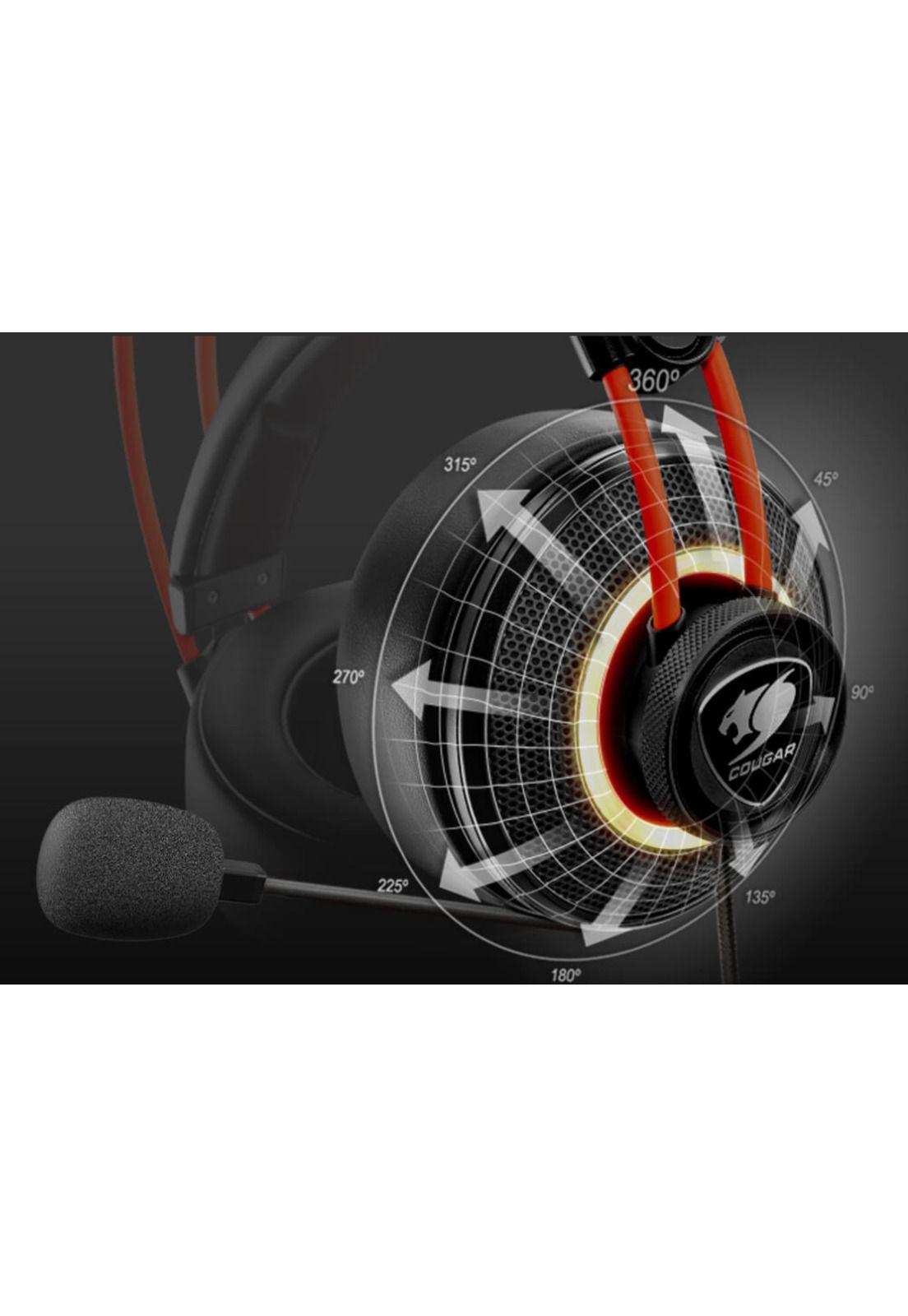 Audifono Cougar Immersa Pro Prix RGB USB 7.1 Multiplataforma-6